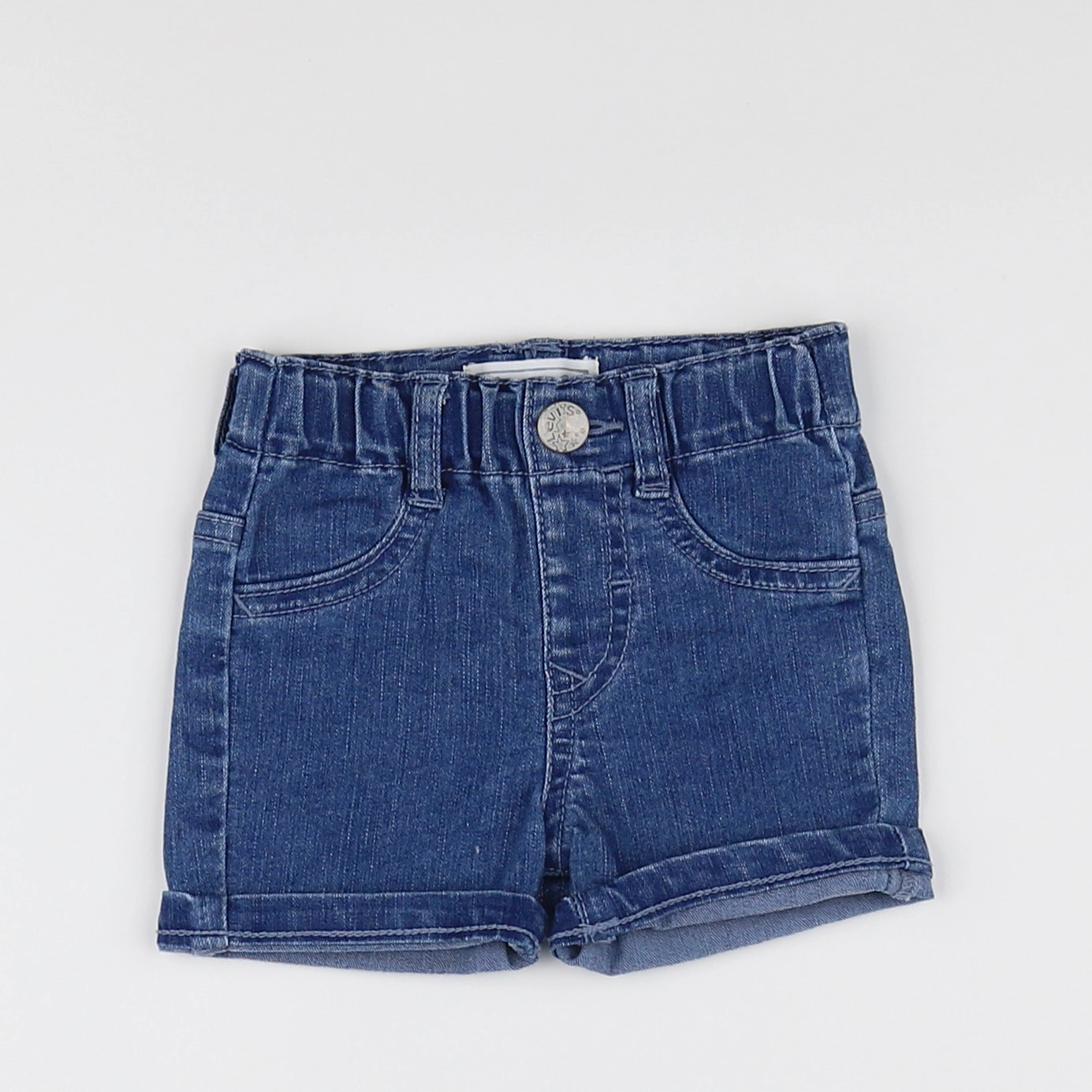 Levi's - short bleu - 12 mois