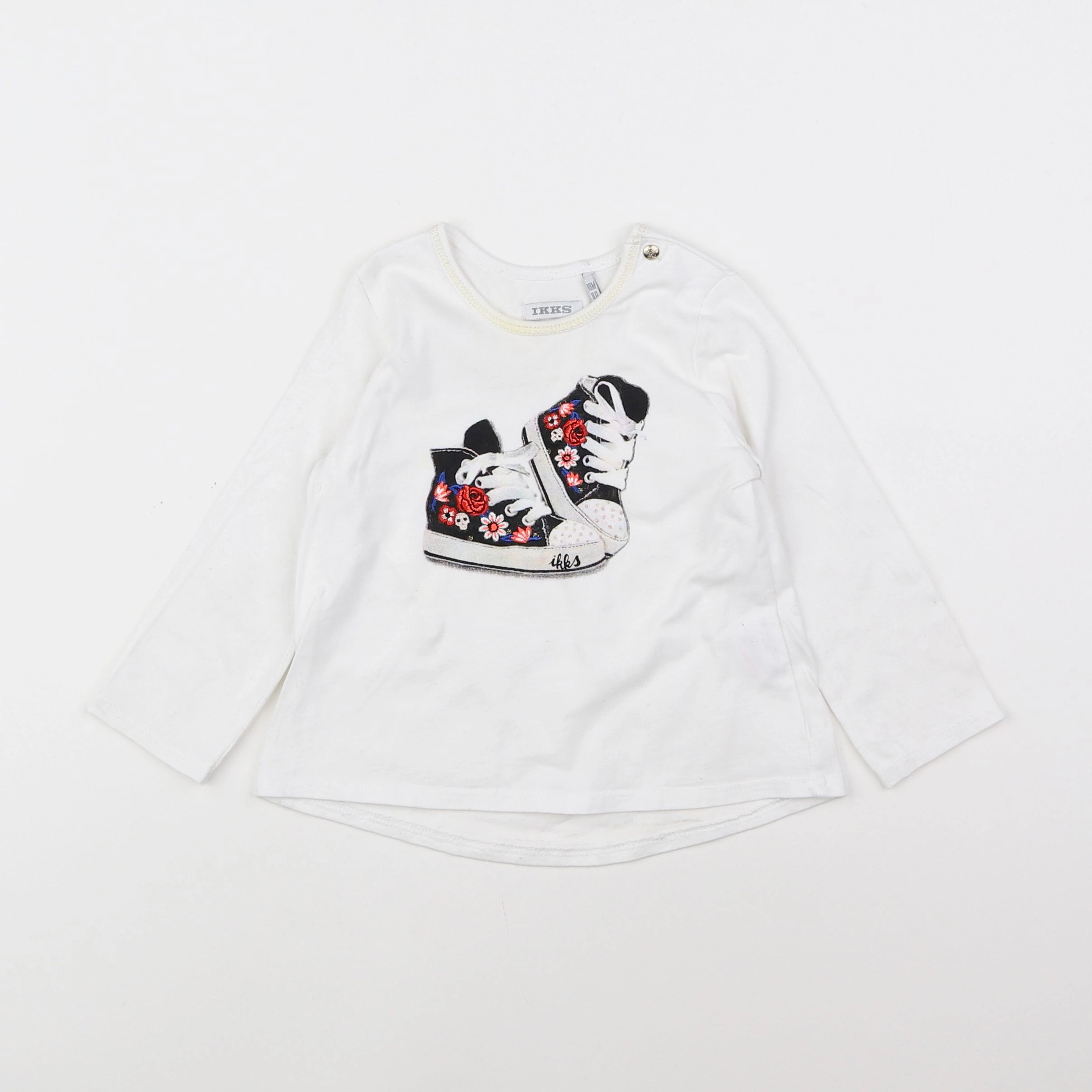 IKKS - tee-shirt blanc - 18 mois