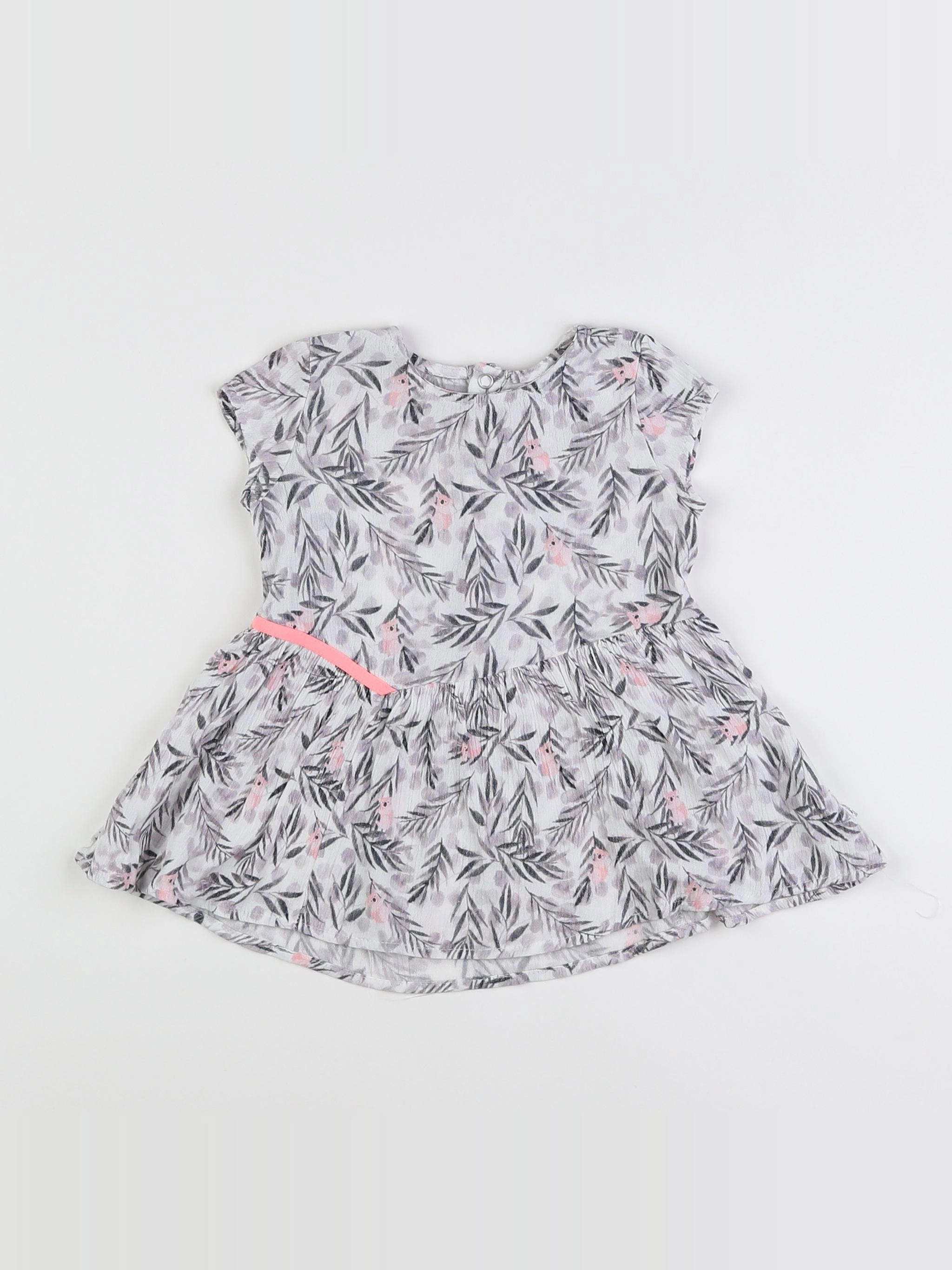 IKKS - robe gris - 6 mois