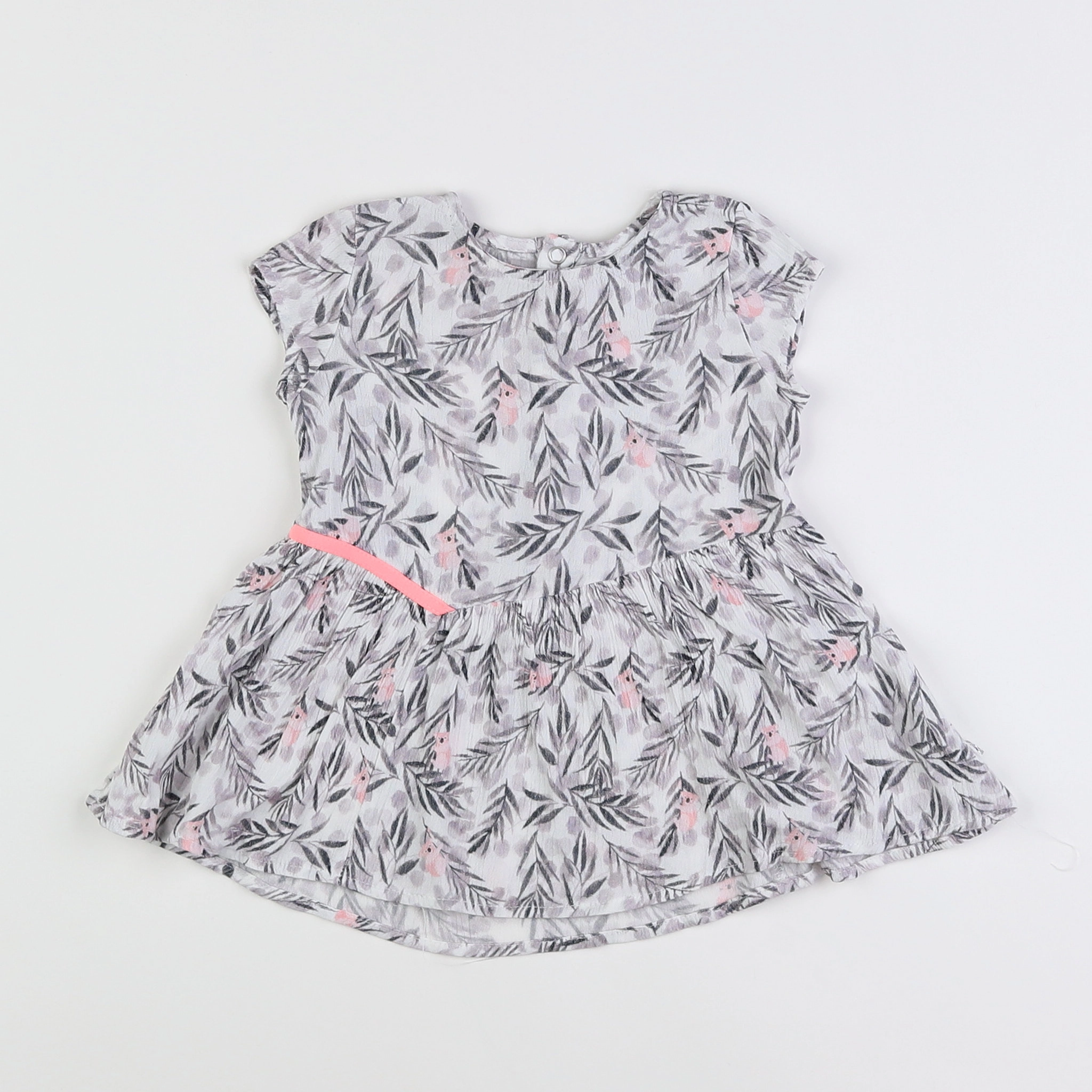 IKKS - robe gris - 6 mois
