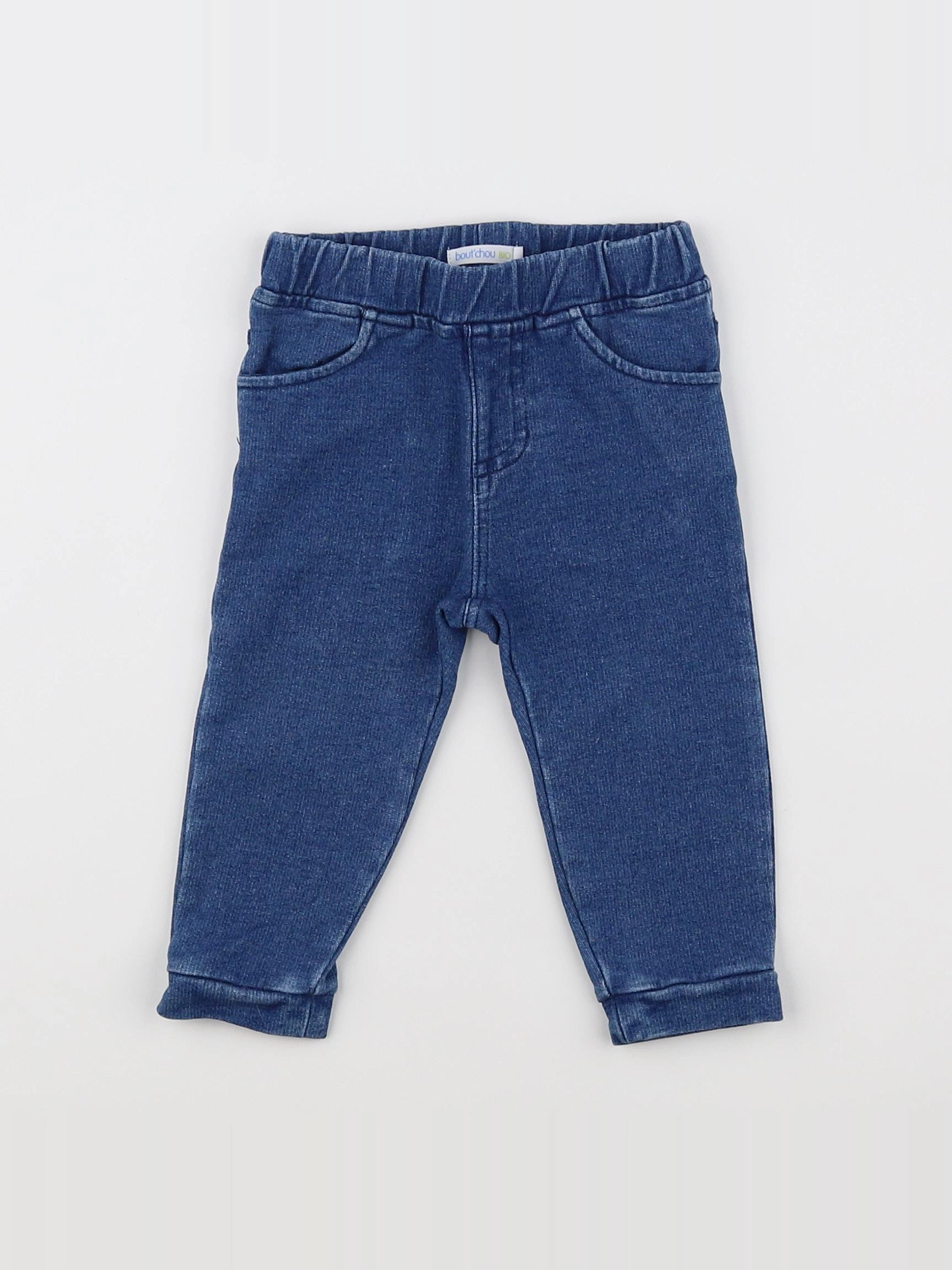 Boutchou - jegging bleu - 9 mois
