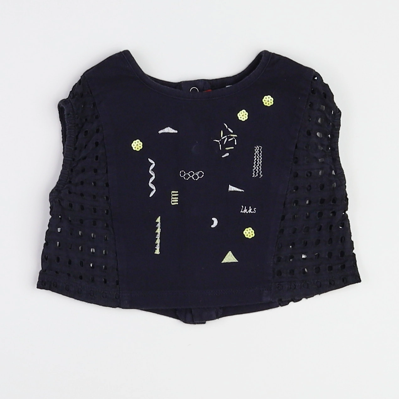 IKKS - tee-shirt bleu - 18 mois