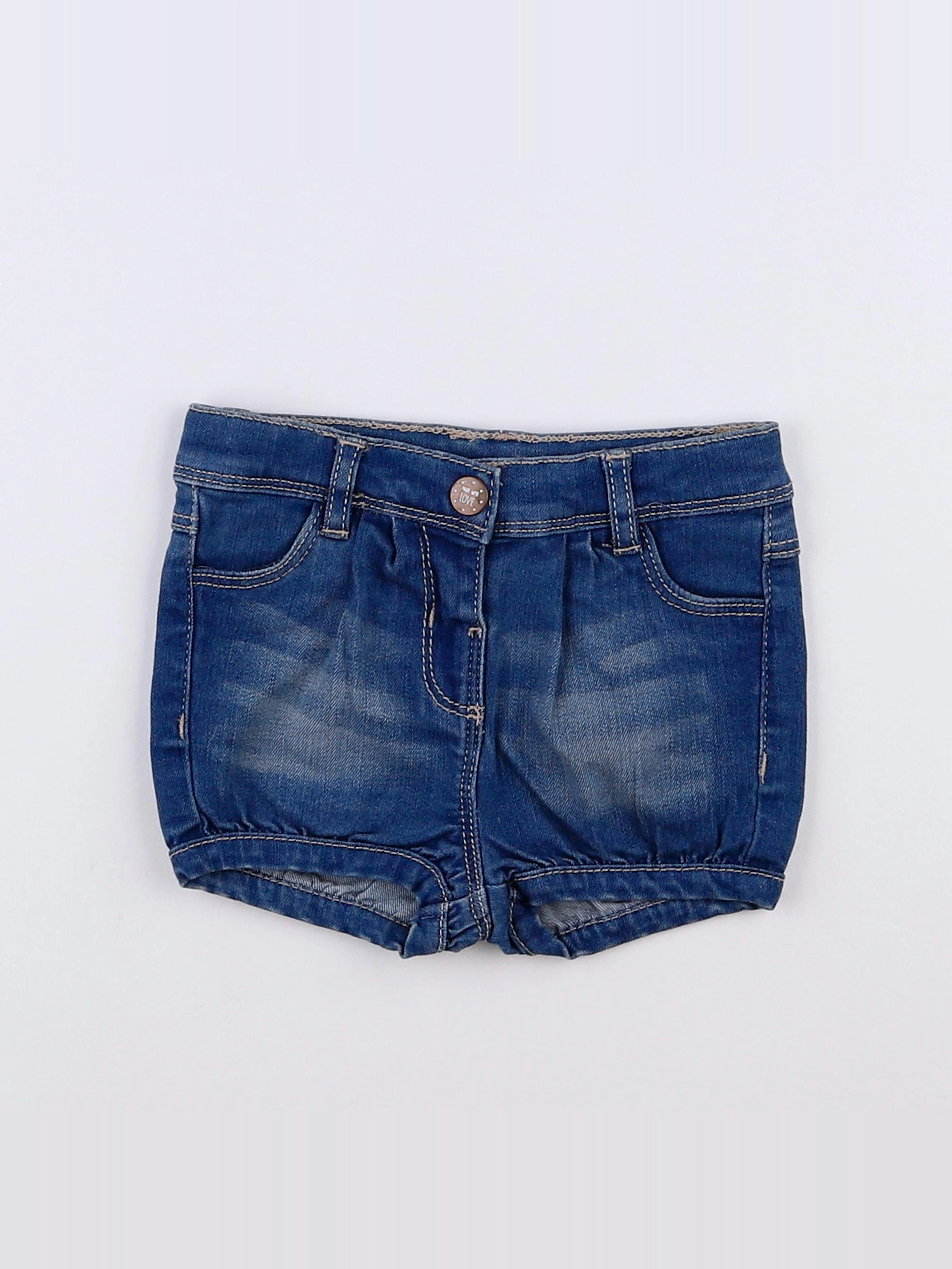 Tape à l'oeil - short bleu - 6 mois