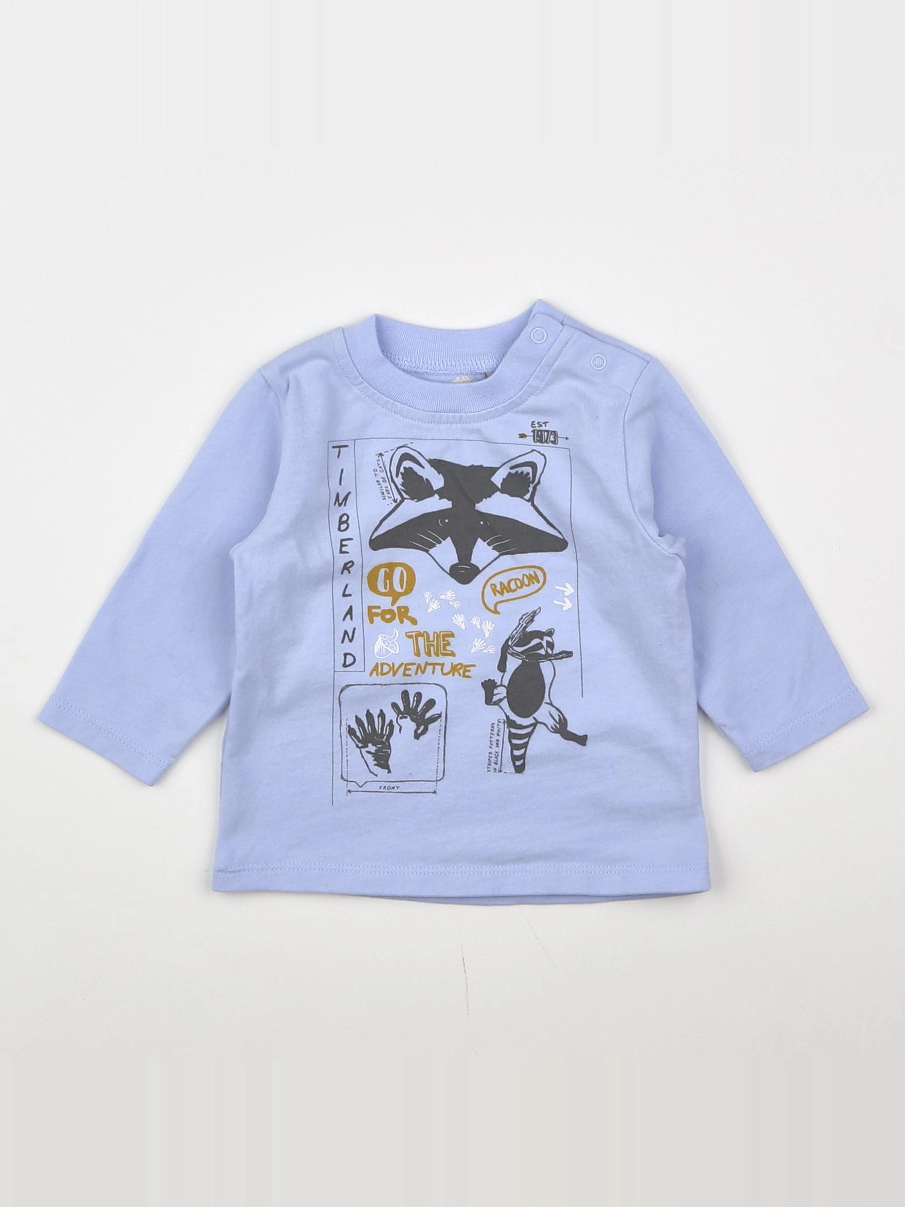 Timberland - tee-shirt bleu - 6 mois