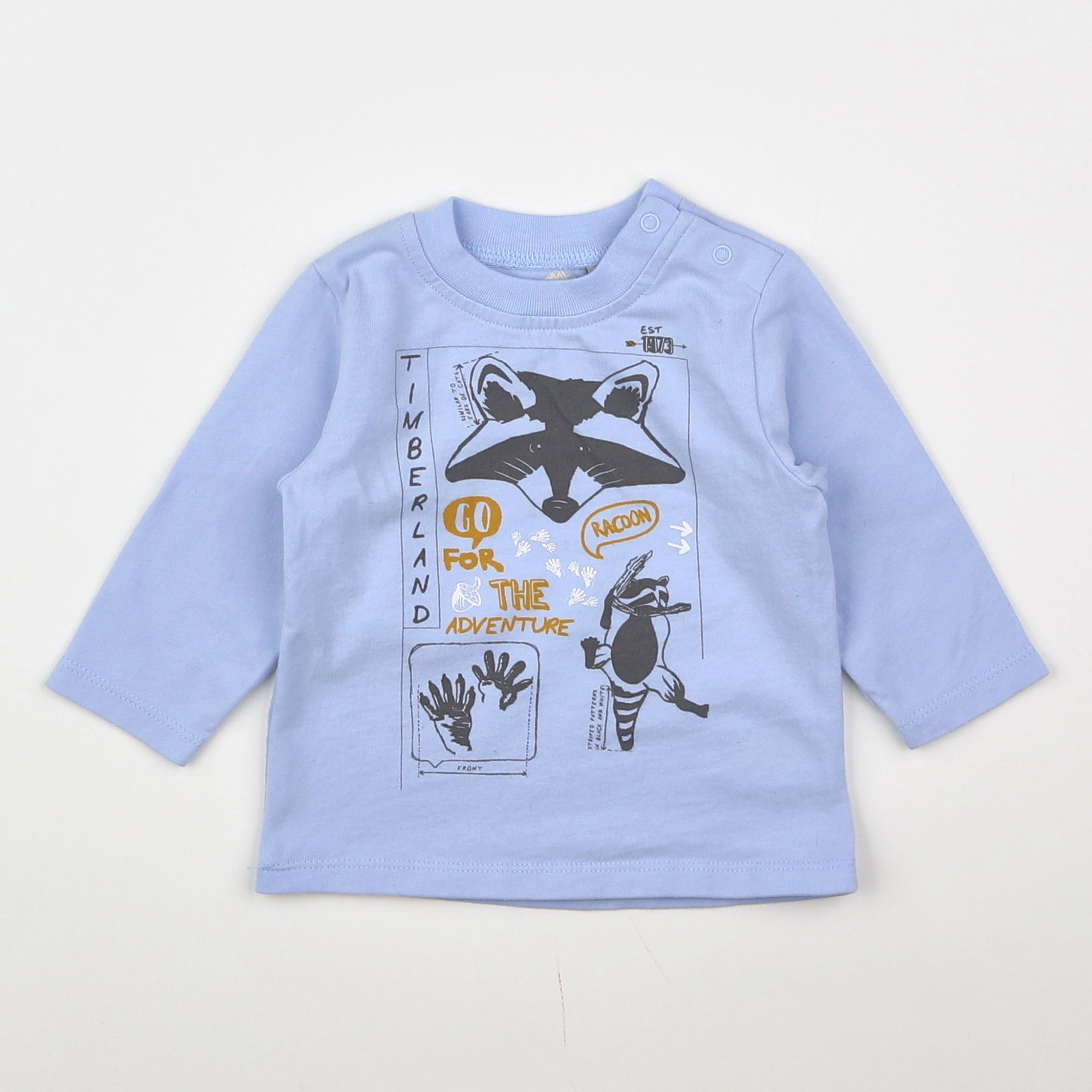 Timberland - tee-shirt bleu - 6 mois