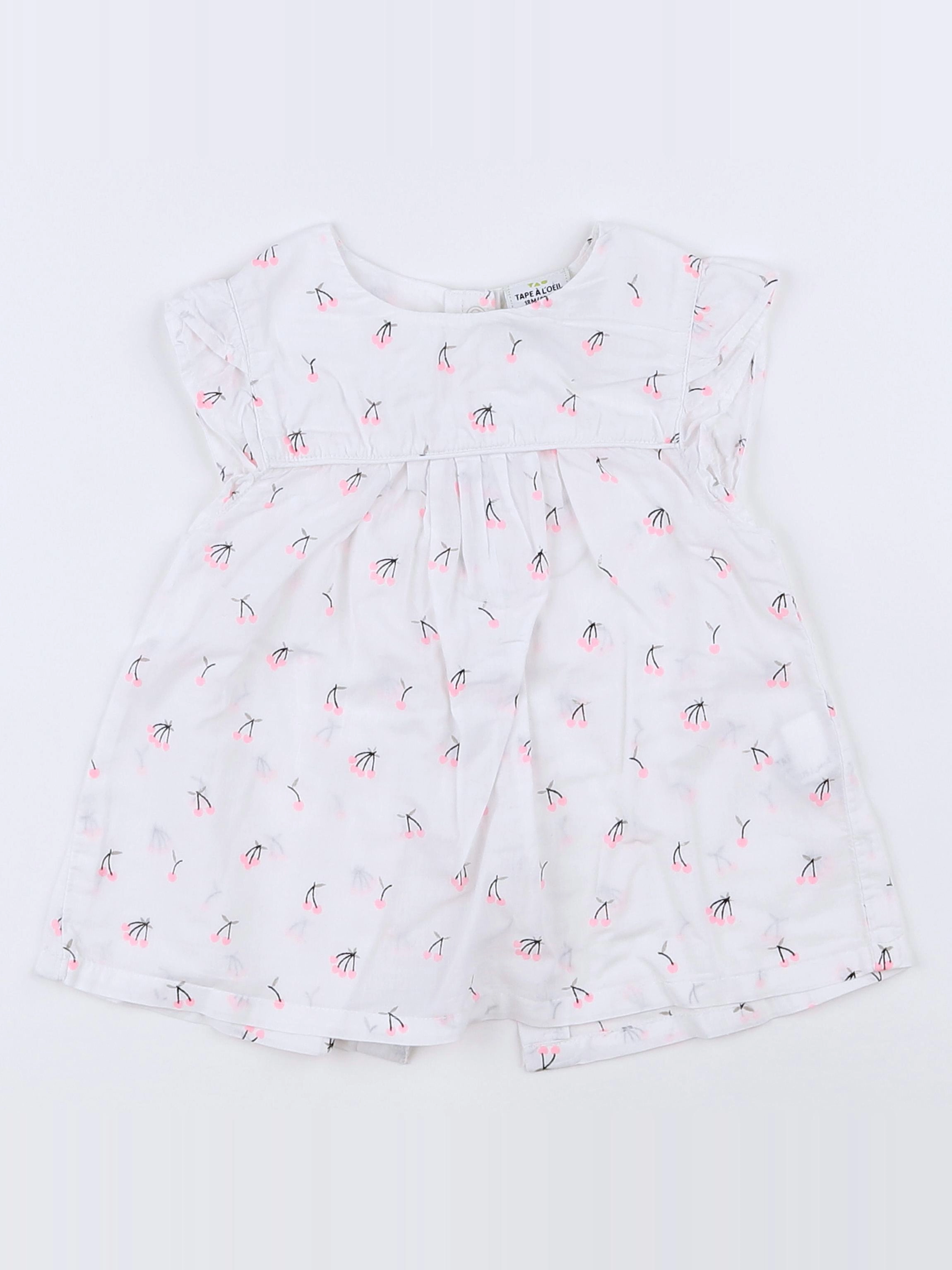 Tape à l'oeil - robe blanc - 18 mois