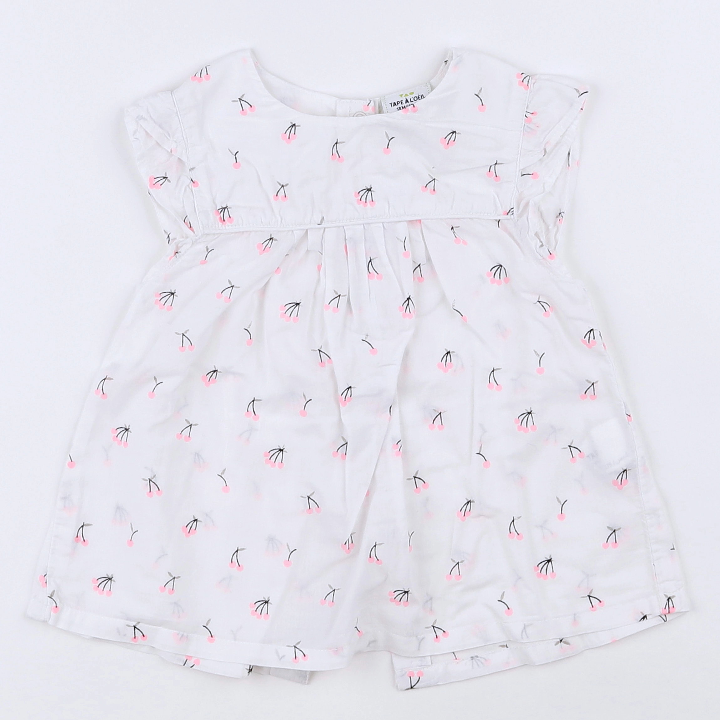 Tape à l'oeil - robe blanc - 18 mois