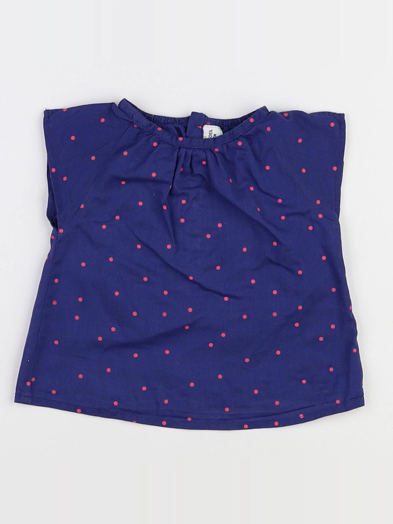 Tape à l'oeil - blouse bleu - 9 mois