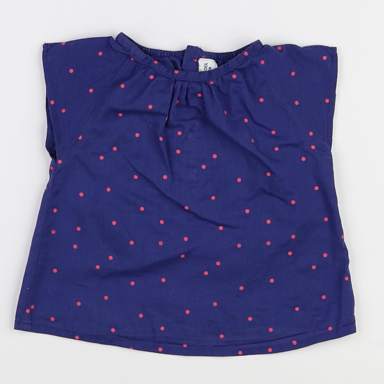 Tape à l'oeil - blouse bleu - 9 mois
