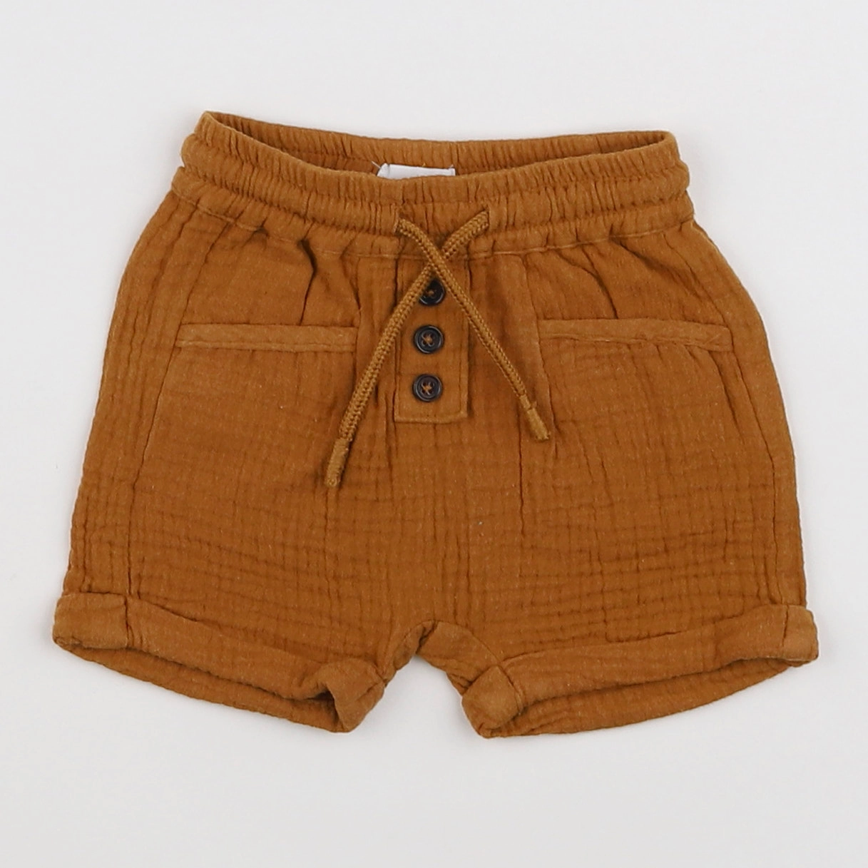 Vertbaudet - short marron - 3 mois