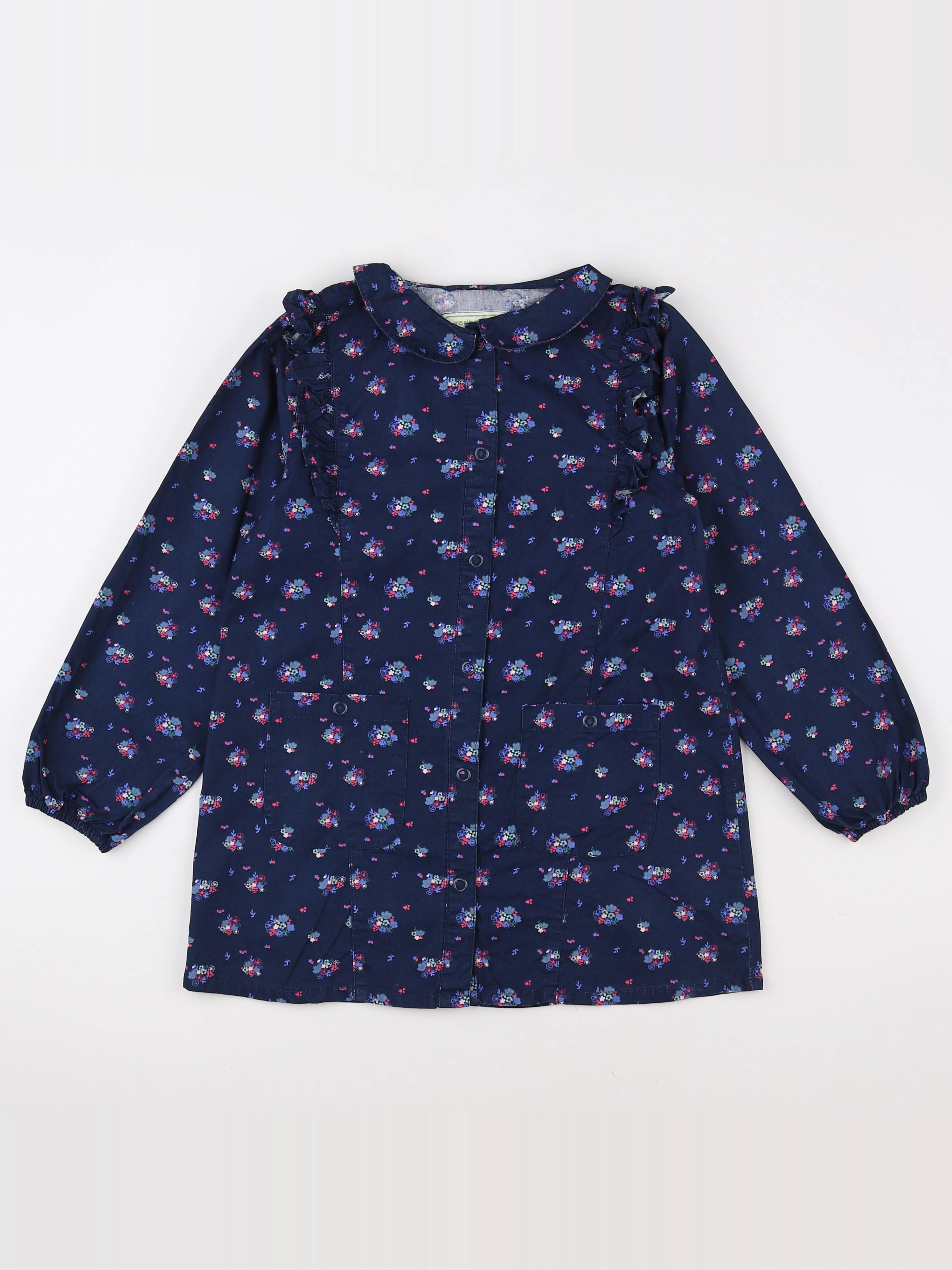 Vertbaudet - blouse bleu - 8 ans