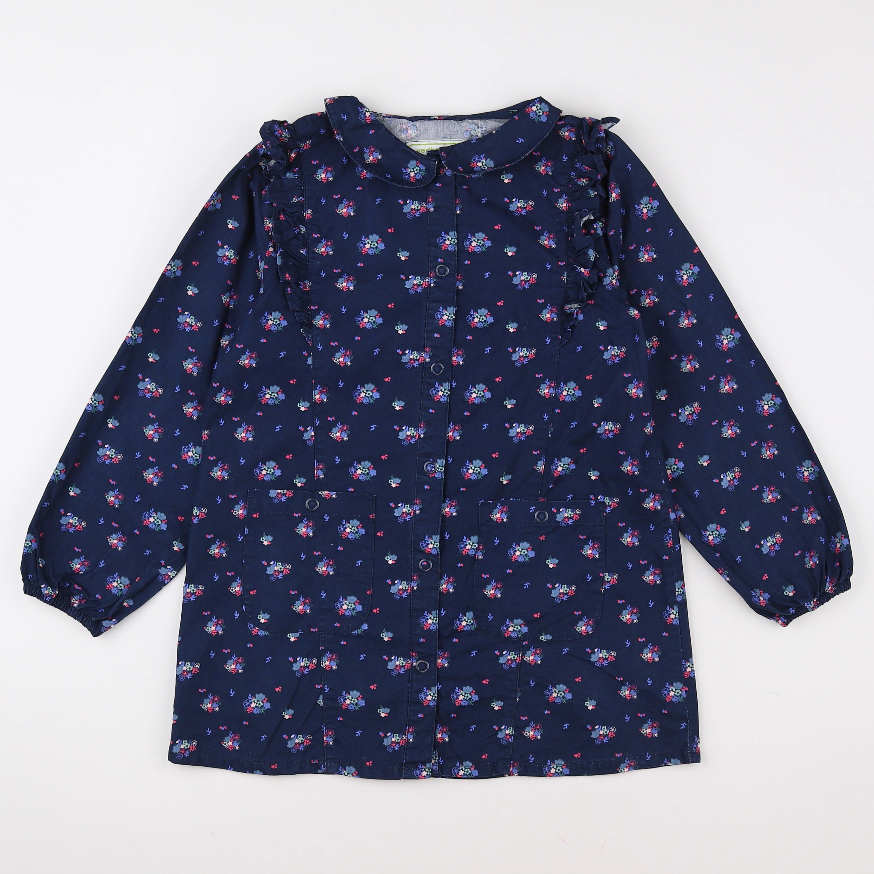 Vertbaudet - blouse bleu - 8 ans