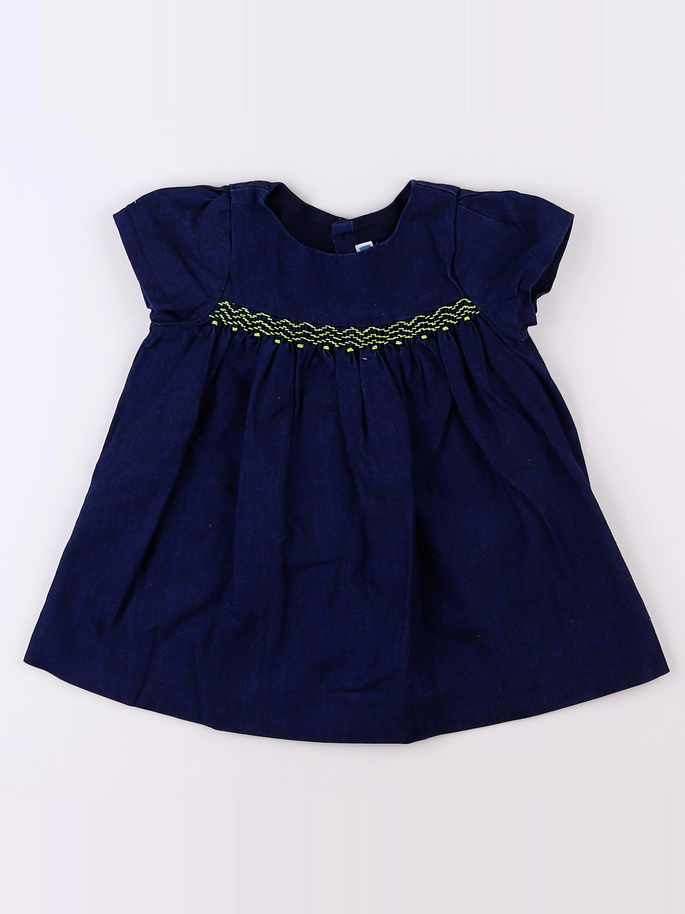 Jacadi - robe bleu - 12 mois