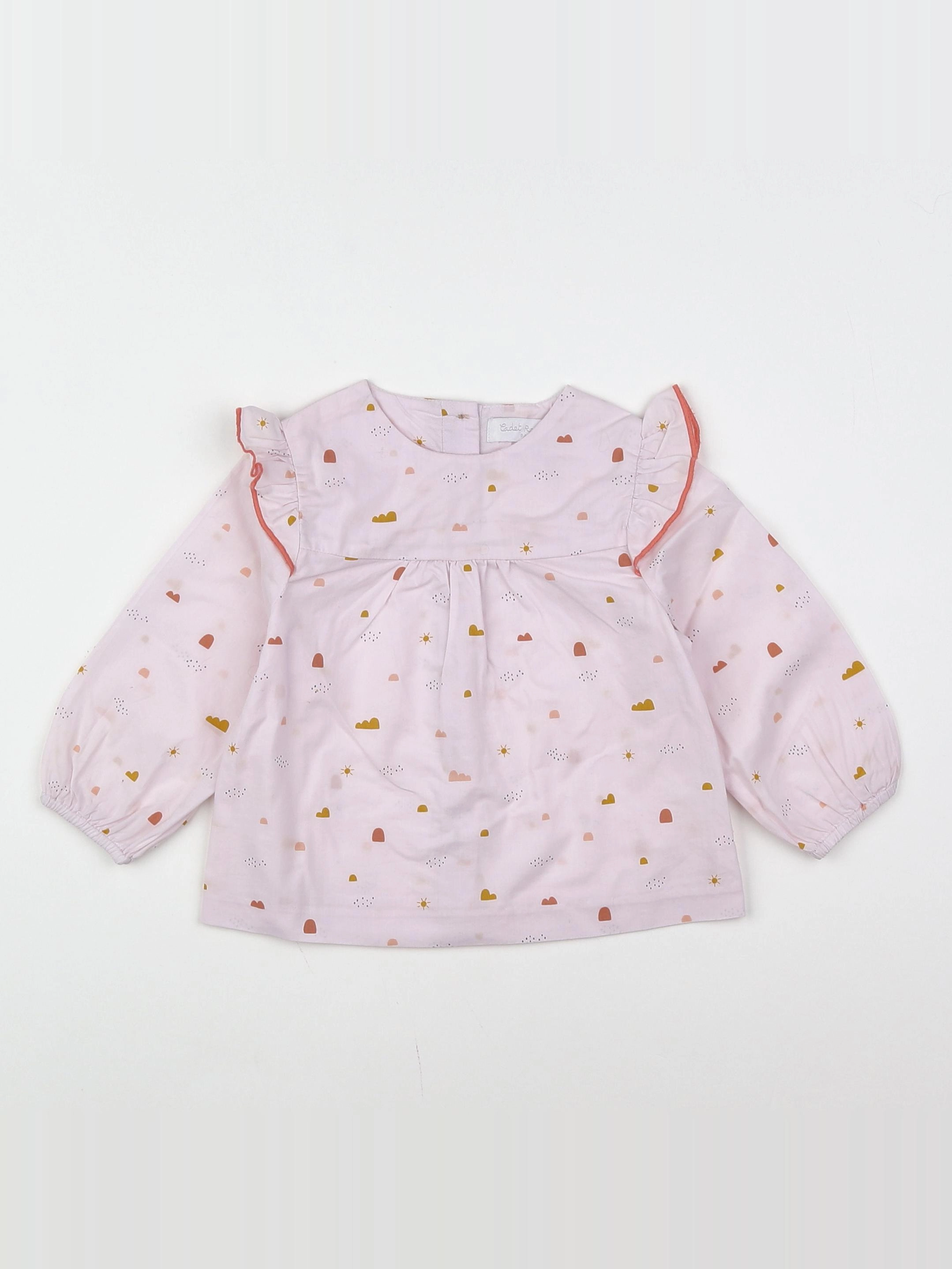 Cadet Rousselle - blouse rose, multicolore - 12 mois