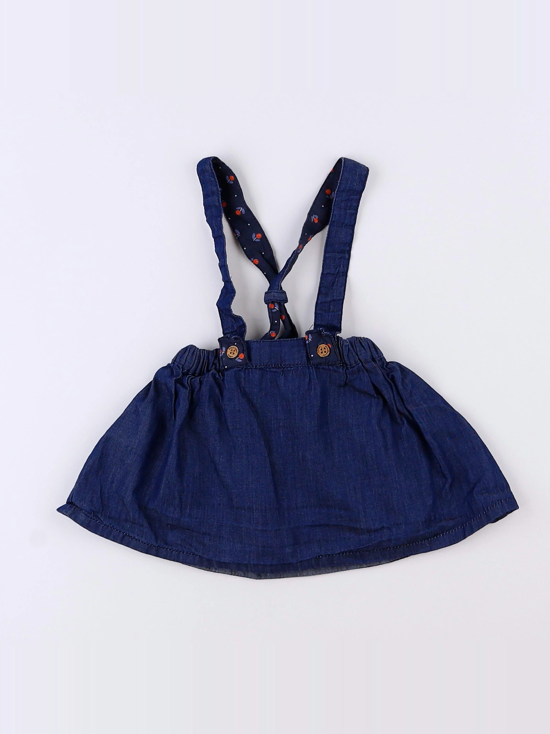 Bouchara - jupe bleu - 3 mois