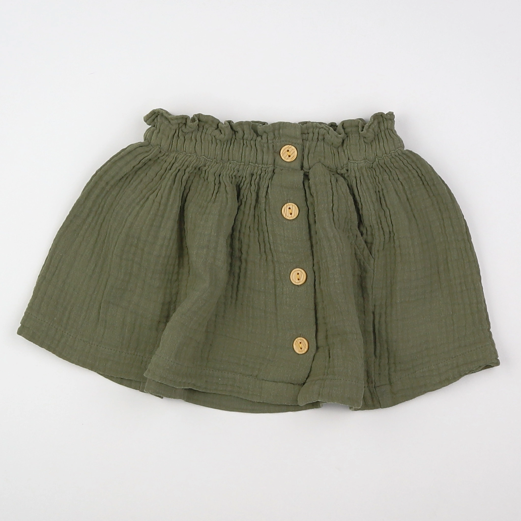 Vertbaudet - jupe vert - 12 mois