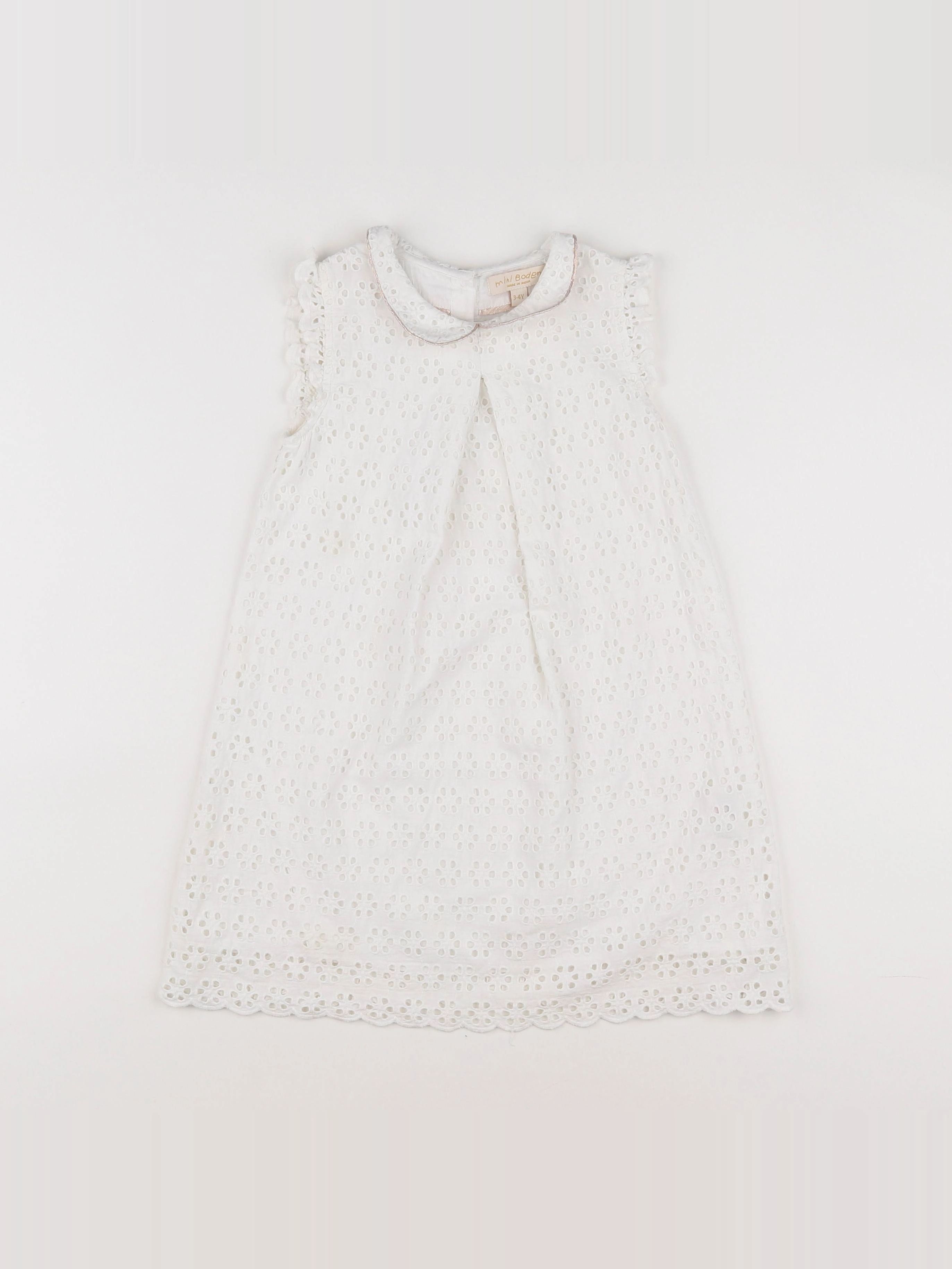 Mini Boden - robe beige - 3/4 ans