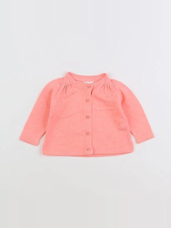 Tape à l'oeil - gilet rose fluo - 3 mois
