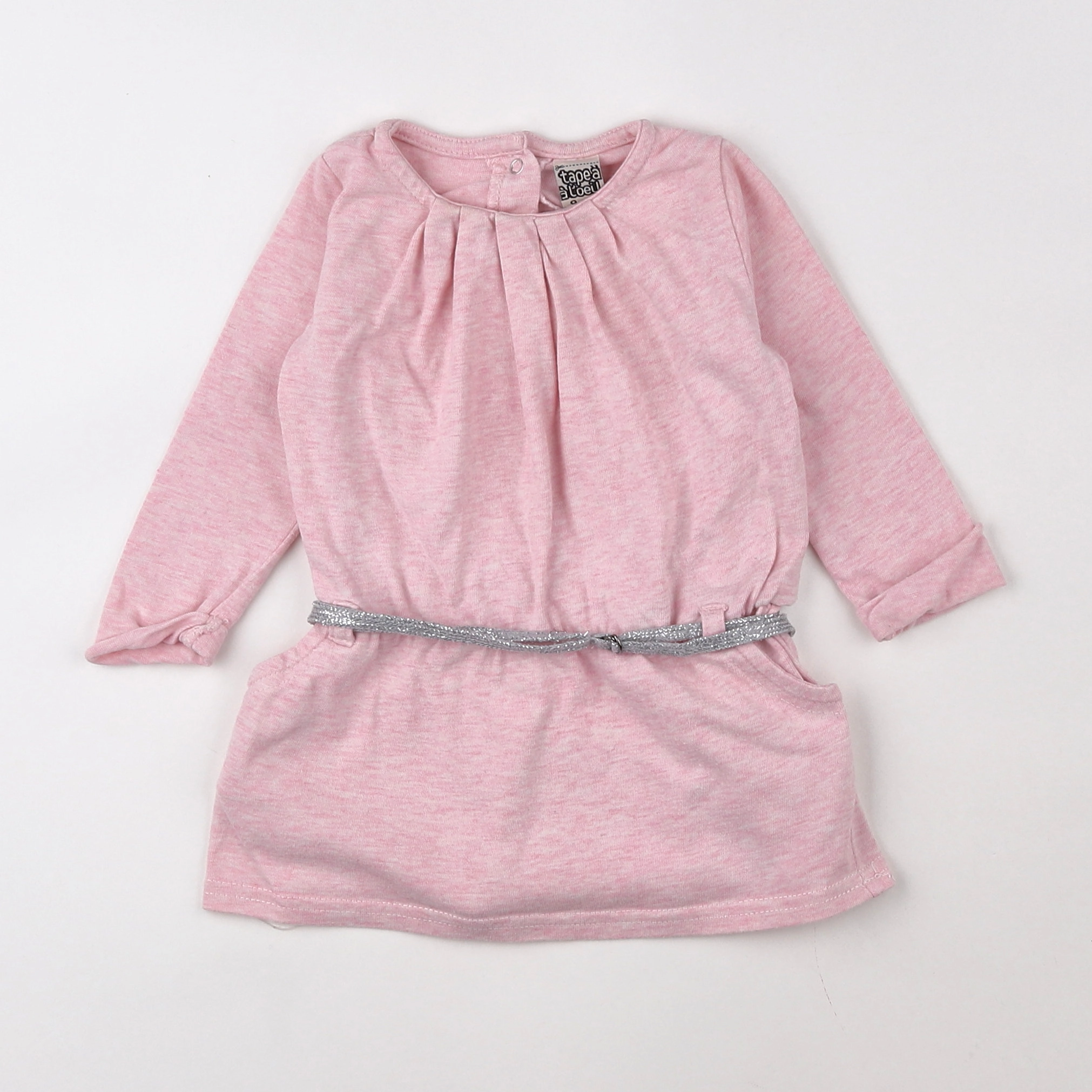 Tape à l'oeil - robe rose - 9 mois