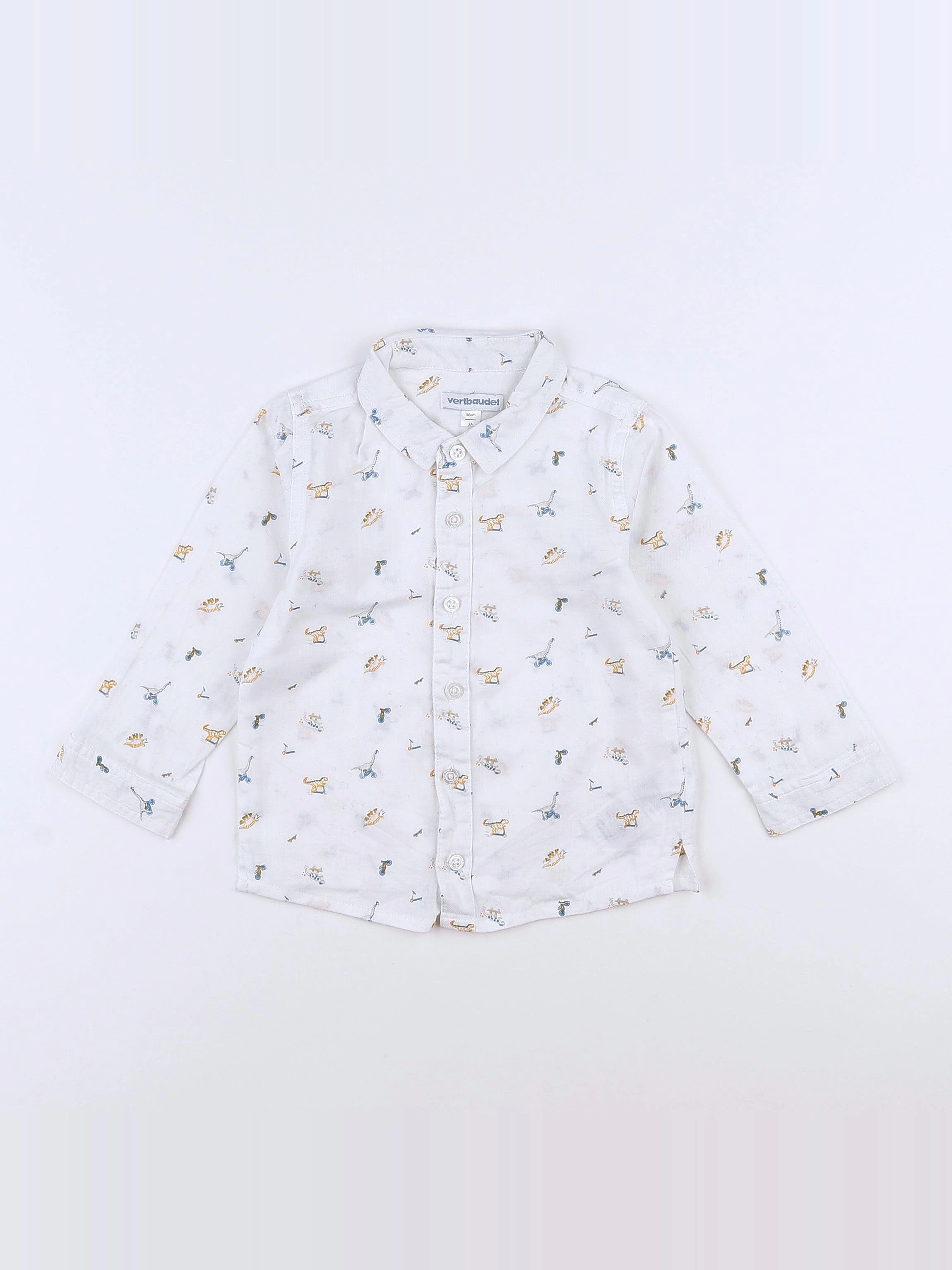 Vertbaudet - chemise blanc - 2 ans