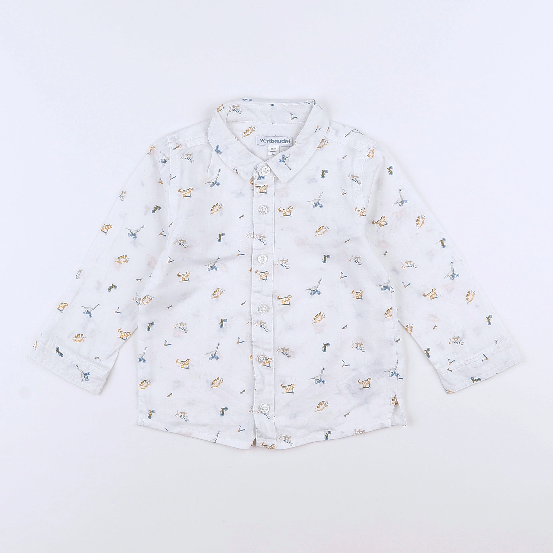 Vertbaudet - chemise blanc - 2 ans