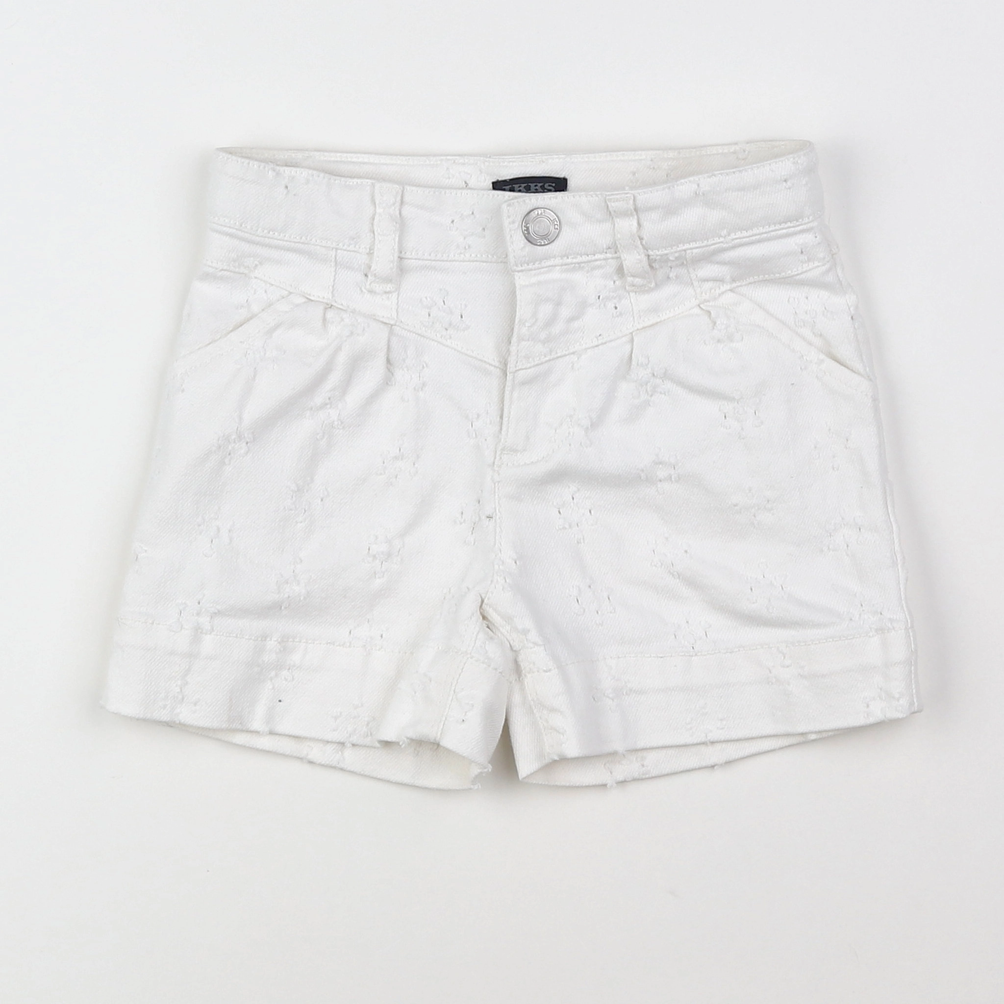 IKKS - short blanc - 6 ans
