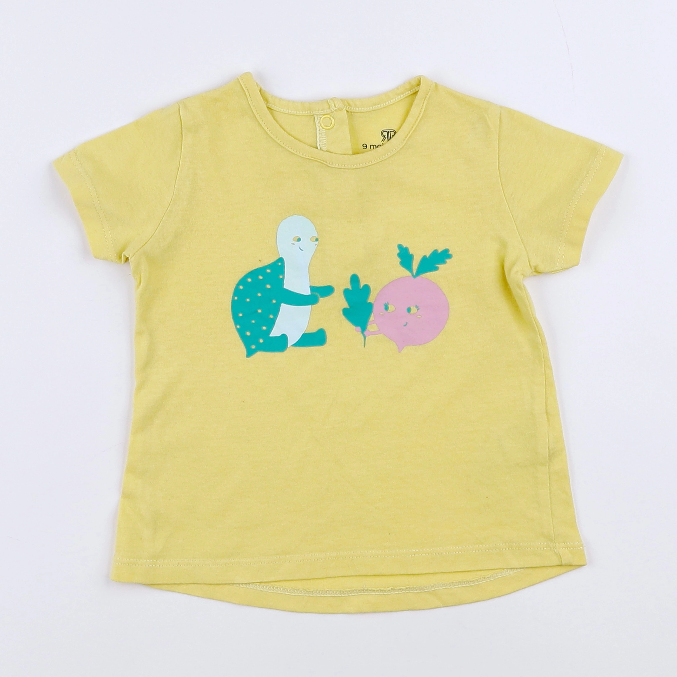La Redoute - tee-shirt jaune - 9 mois