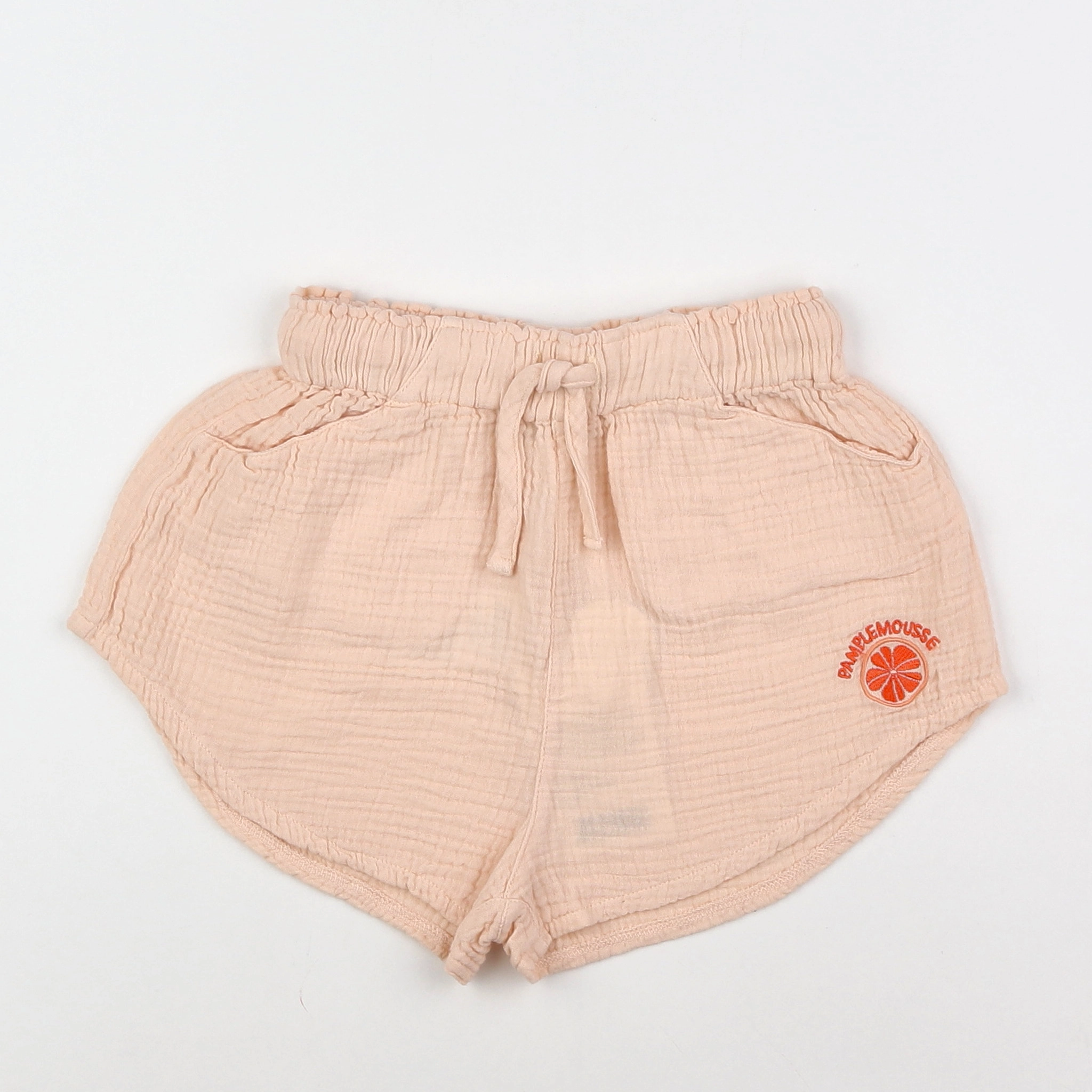 Maison Tadaboum - short orange (état neuf) - 4/5 ans