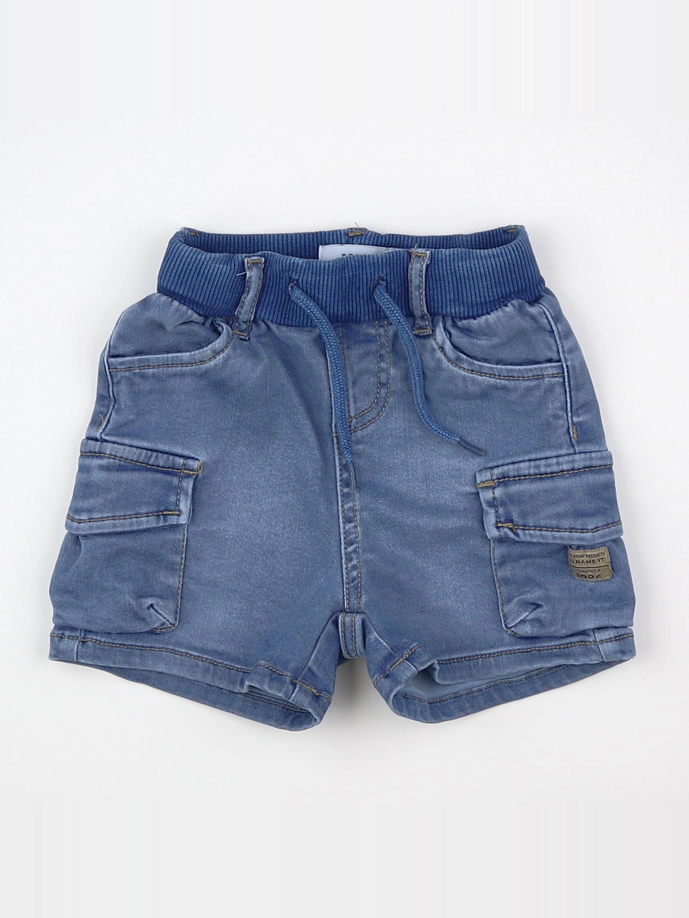 Name it - short bleu - 9/12 mois