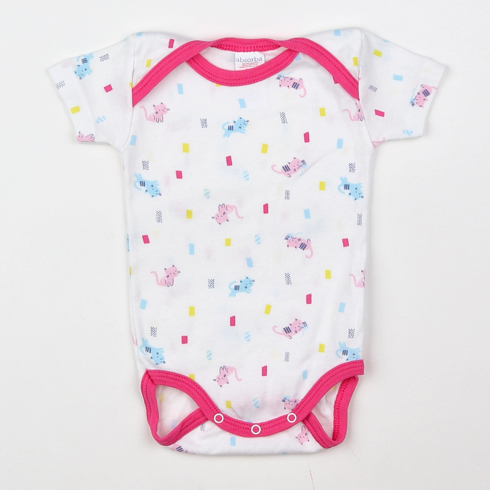 Absorba - body blanc - 6 mois