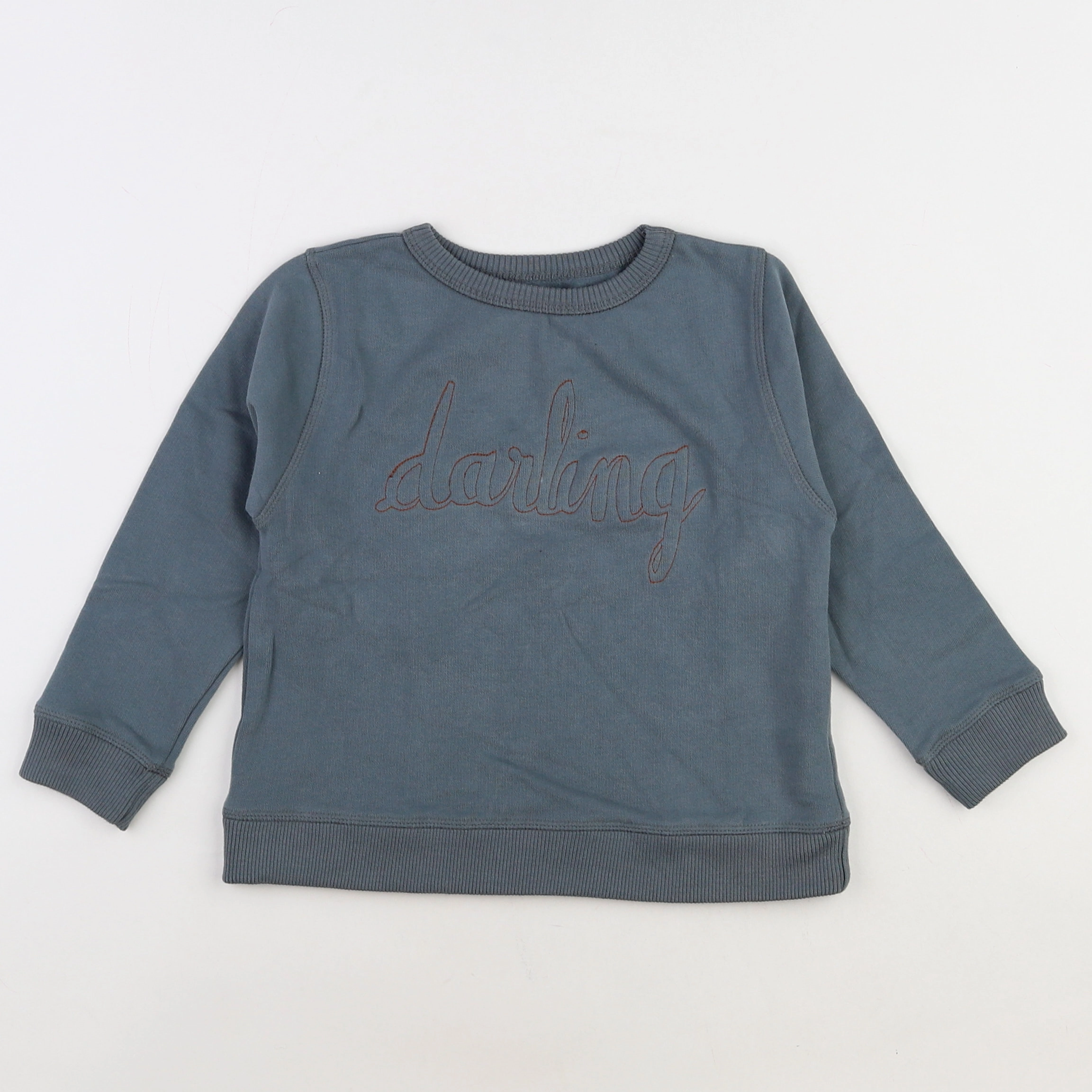 Bonton - sweat bleu - 6 ans