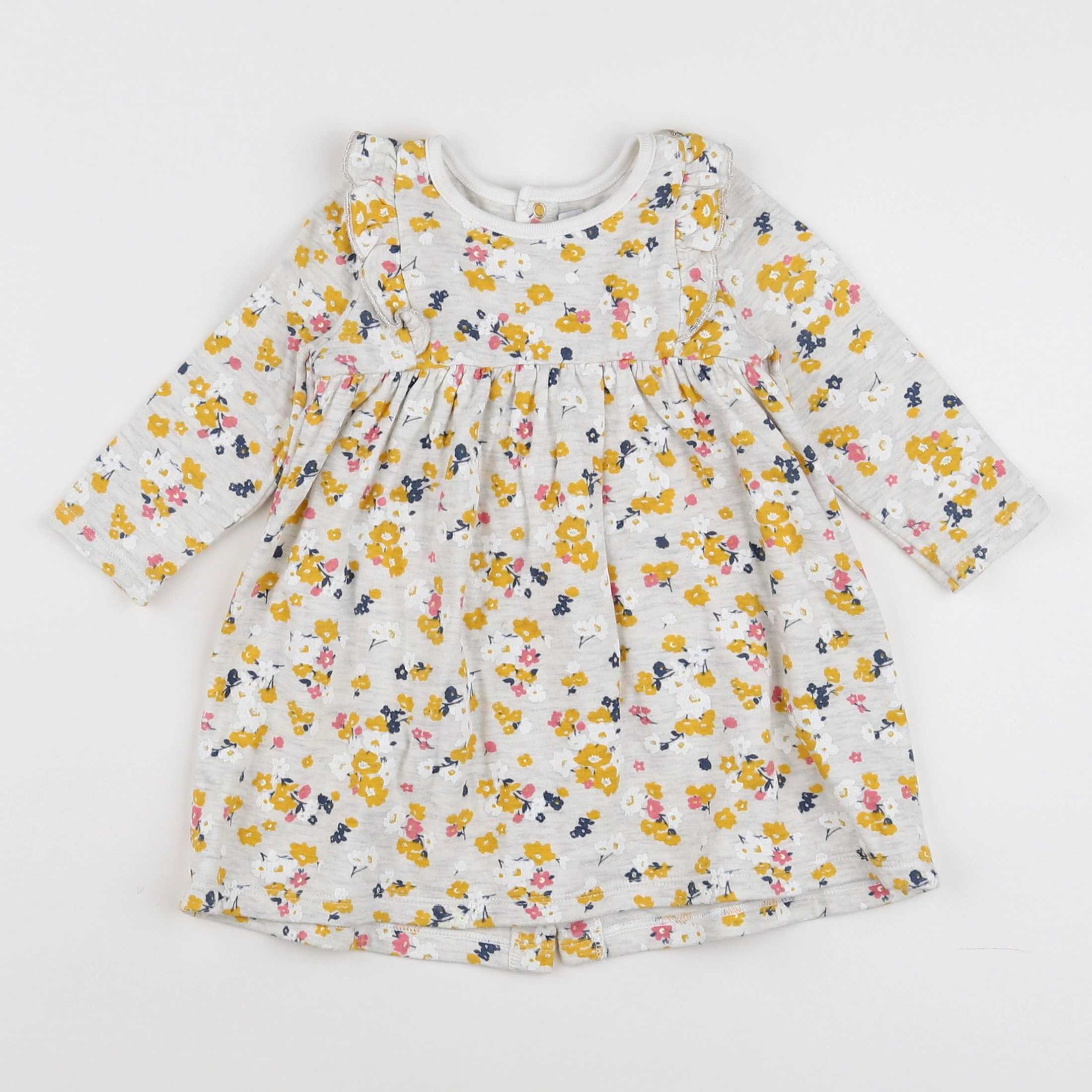 Petit Bateau - robe multicolore - 12 mois