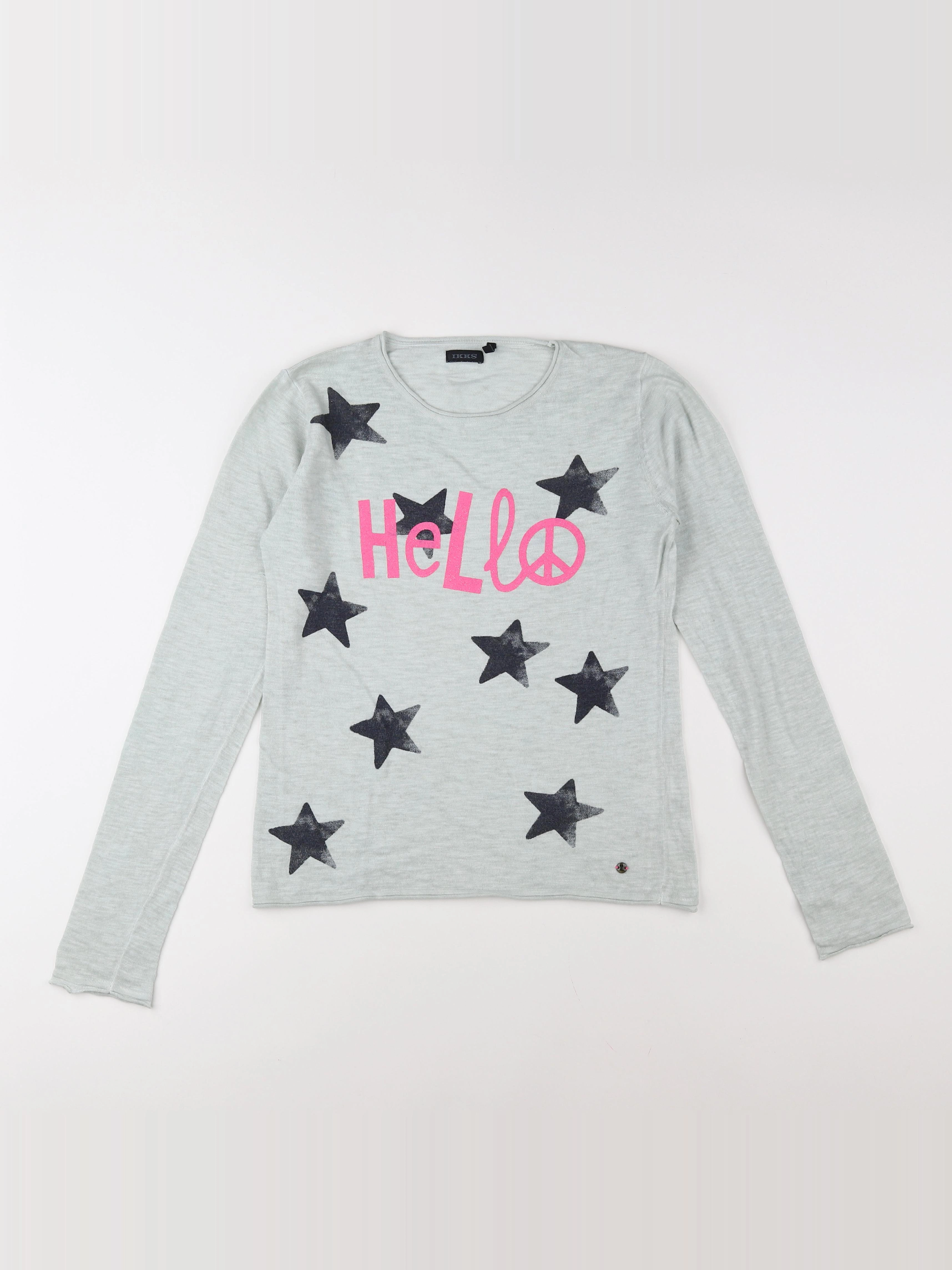 IKKS - pull gris - 12 ans