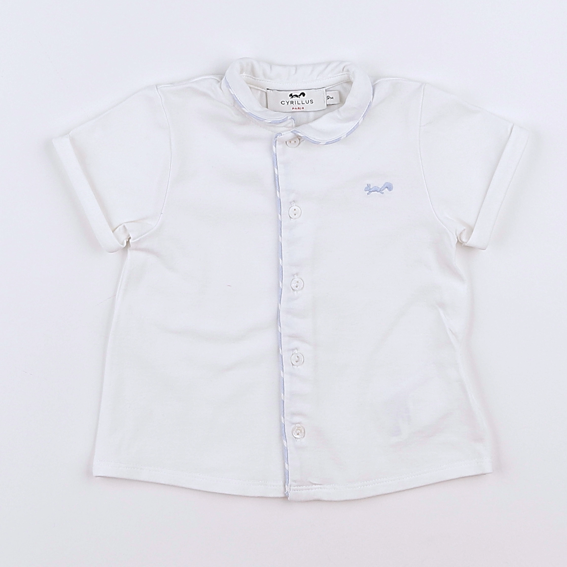 Cyrillus - tee-shirt blanc - 9 mois