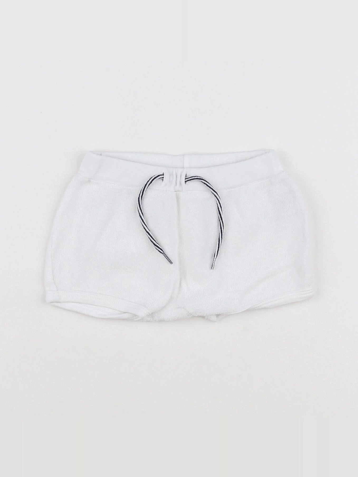 Petit Bateau - bloomer blanc - 12 mois