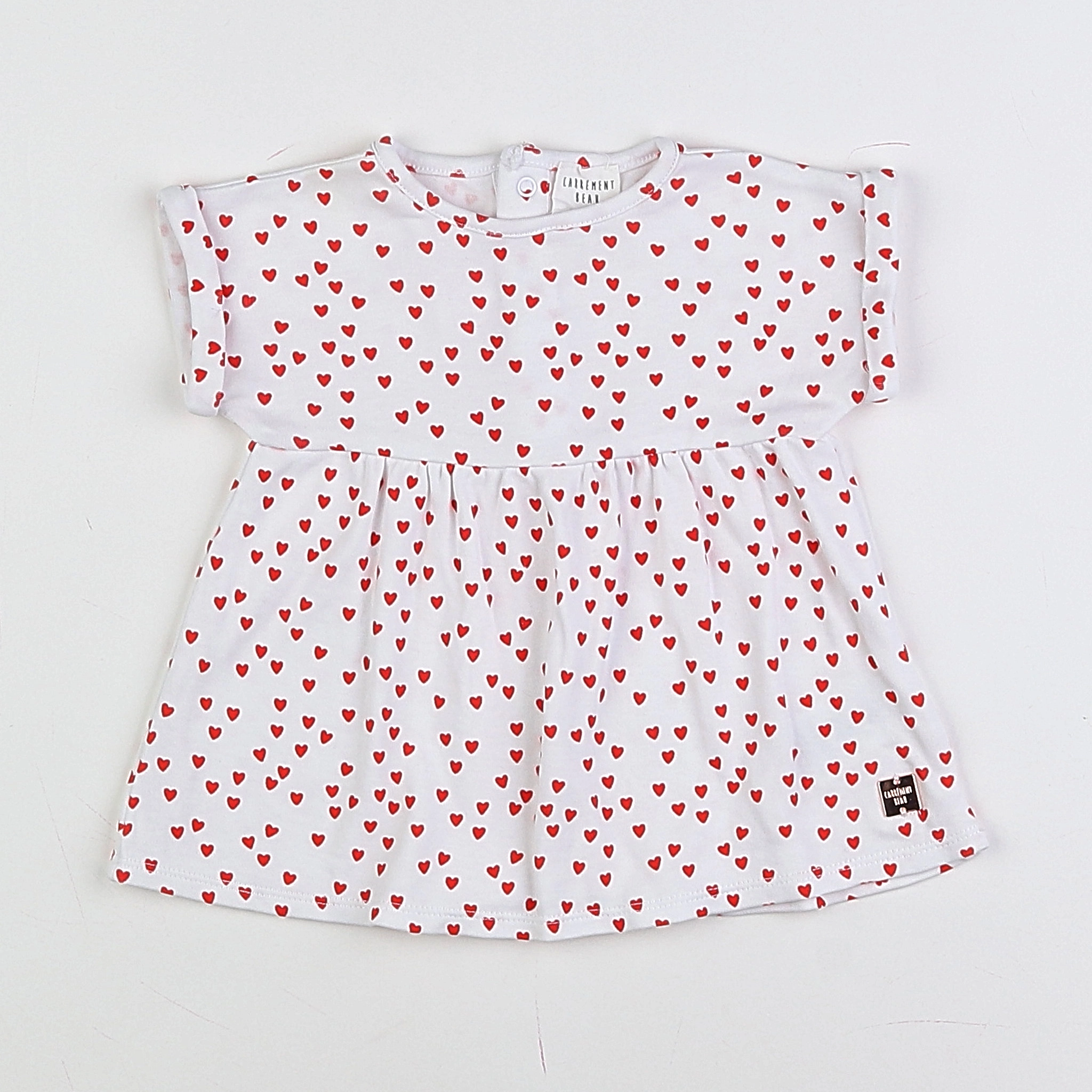 Carrément Beau - robe blanc - 3 mois