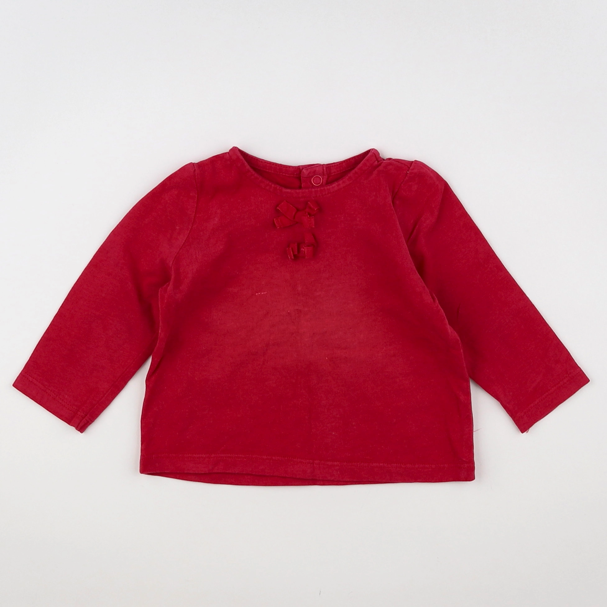 Natalys - tee-shirt rouge - 6 mois