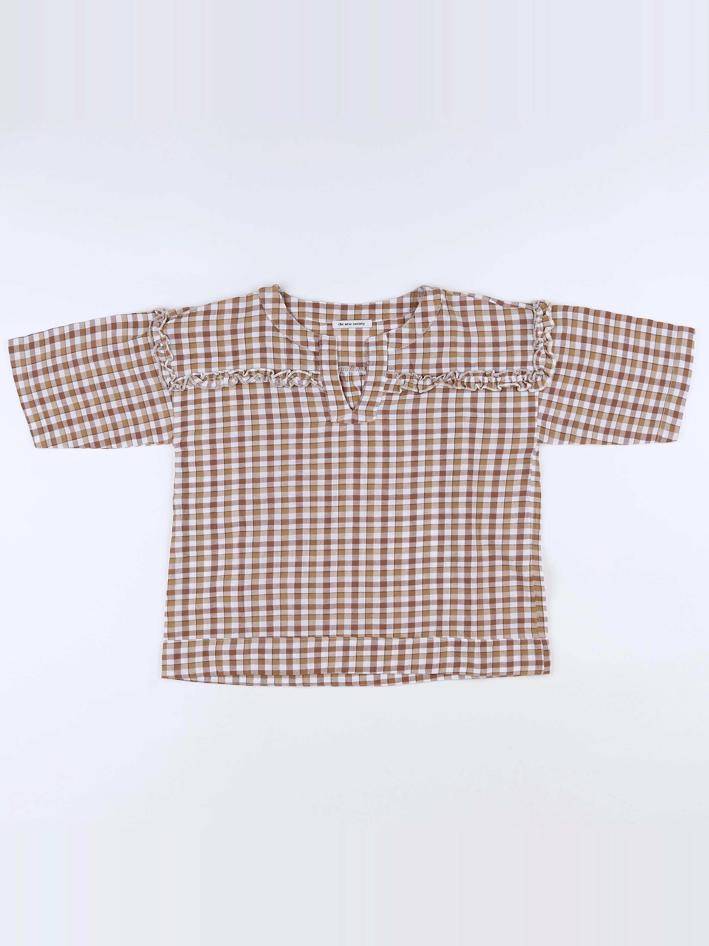 The new society - blouse beige - 6 ans