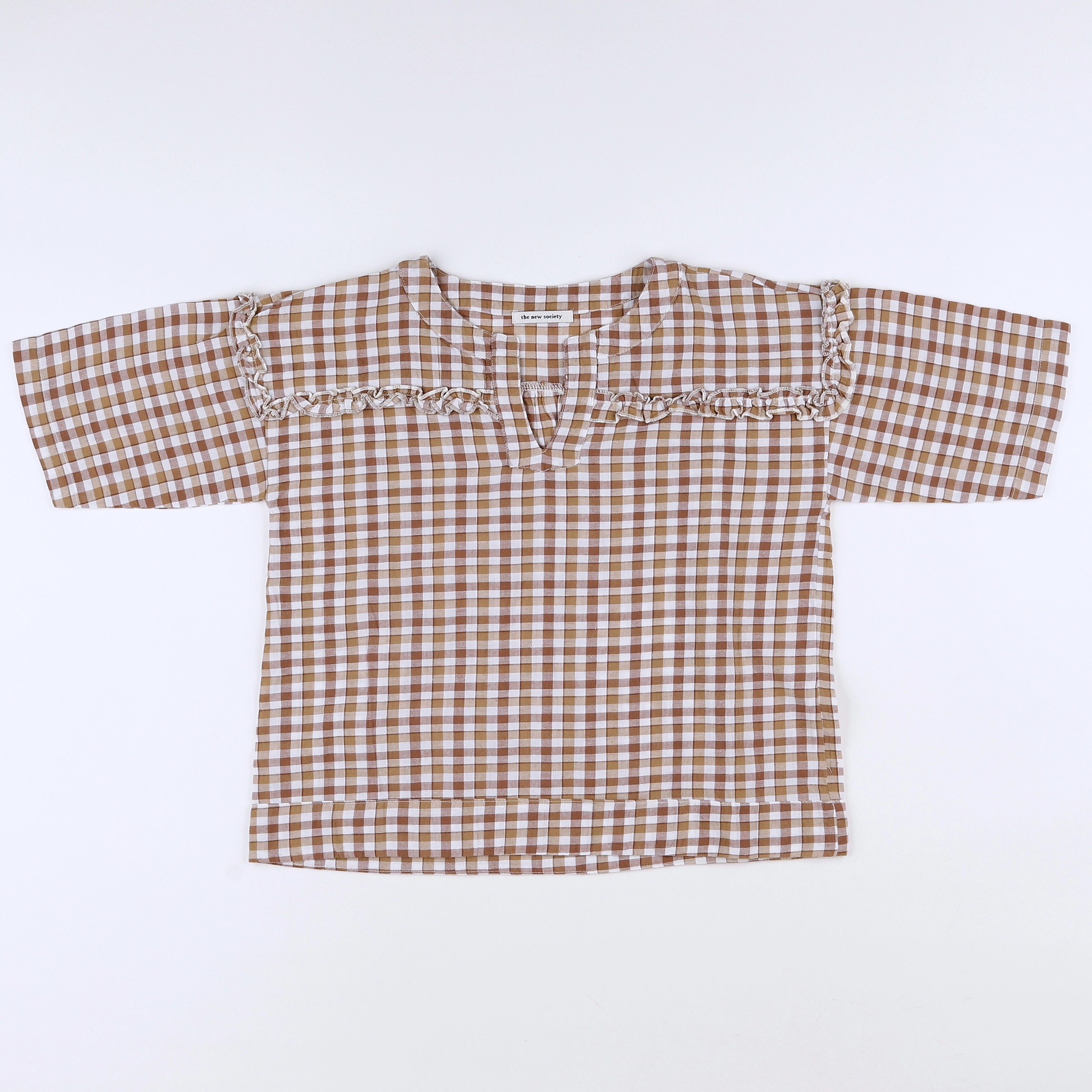 The new society - blouse beige - 6 ans