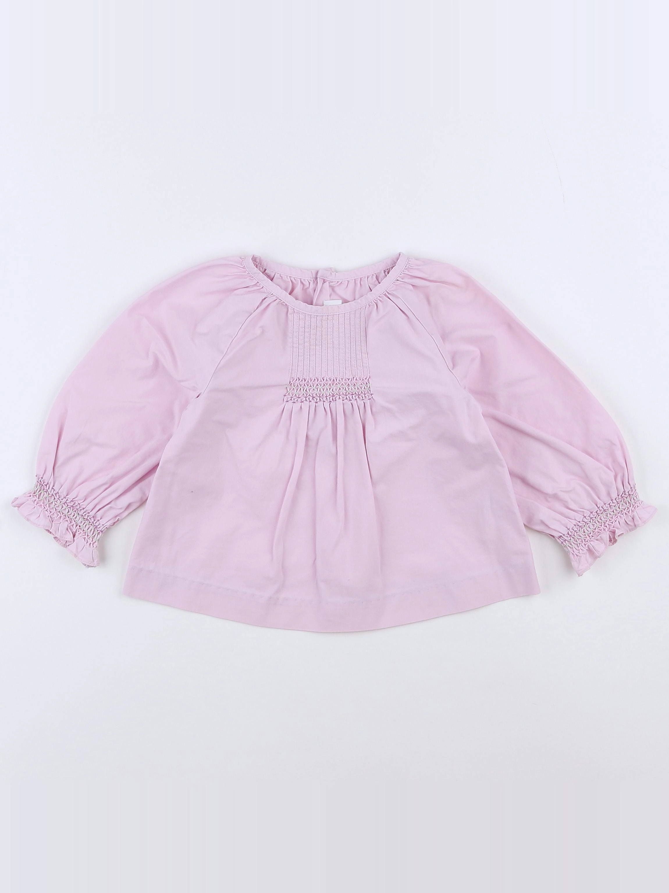 Jacadi - blouse rose - 12 mois