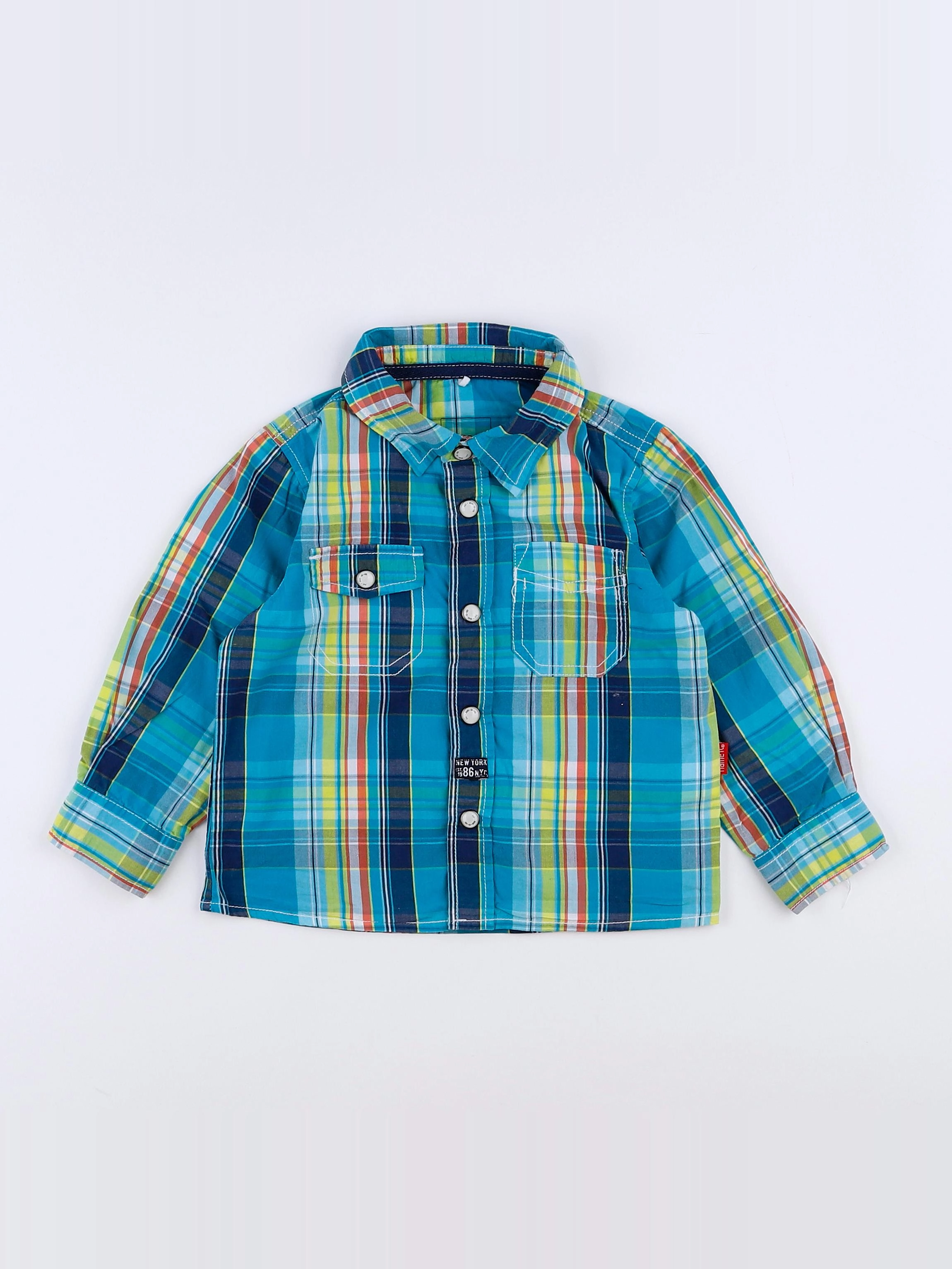 Name it - chemise bleu - 9/12 mois