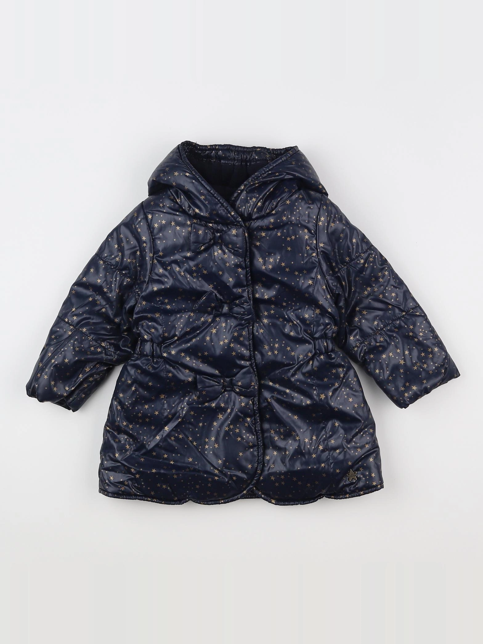 IKKS - doudoune bleu, or - 12 mois