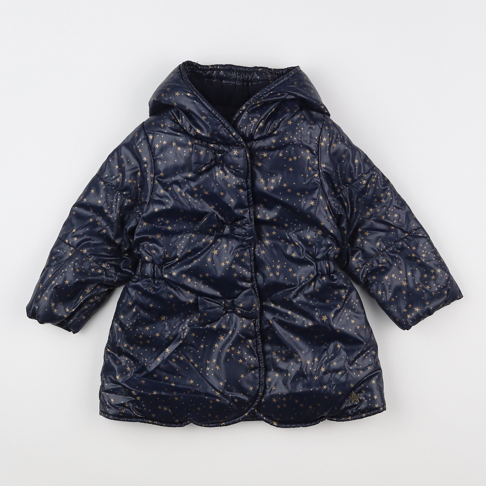 IKKS - doudoune bleu, or - 12 mois