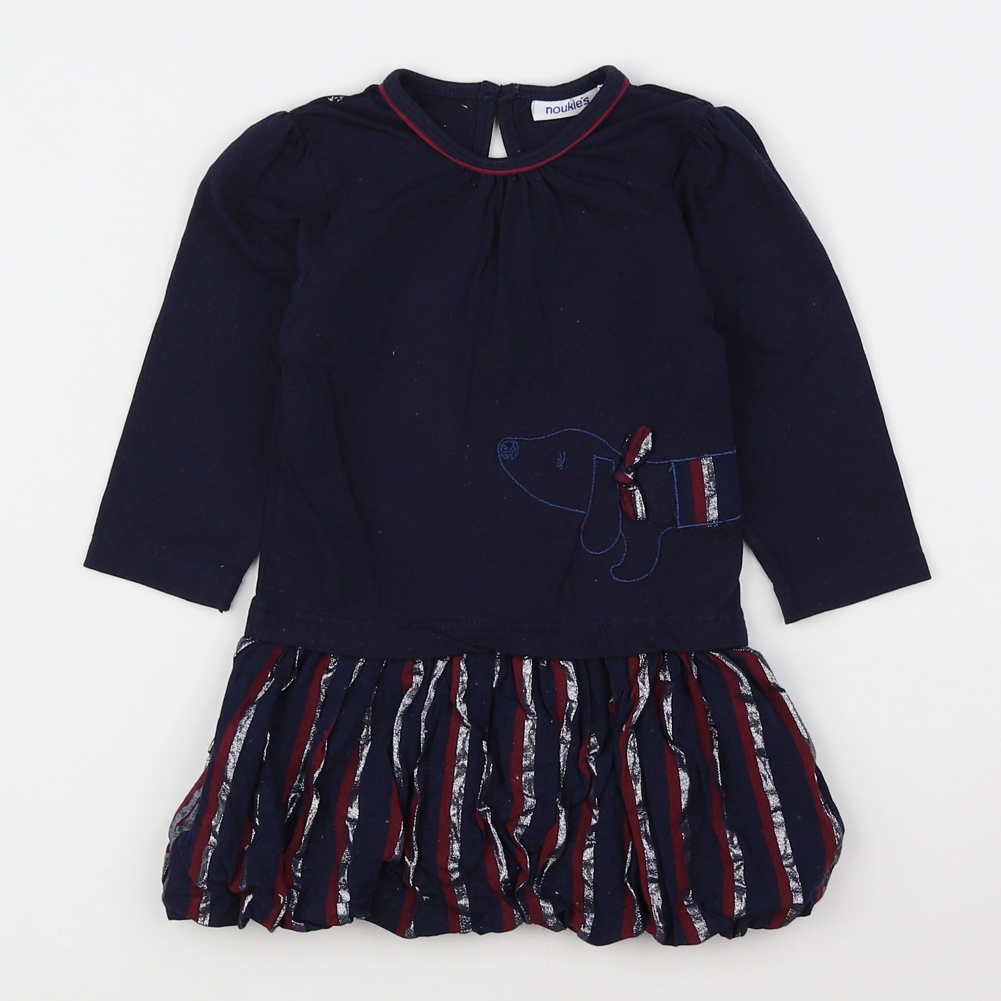 Noukie's - robe bleu - 12 mois