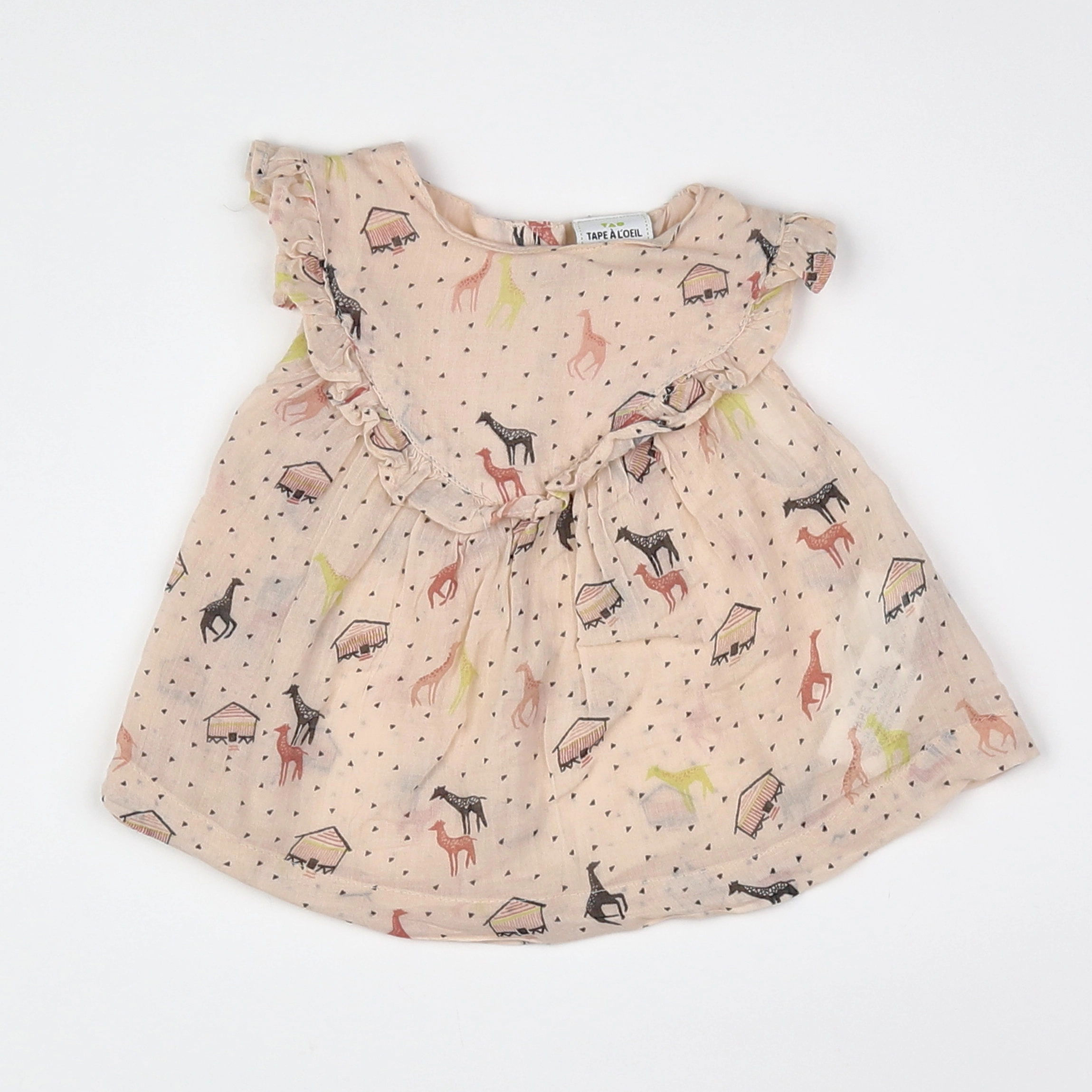Tape à l'oeil - robe multicolore - 6 mois