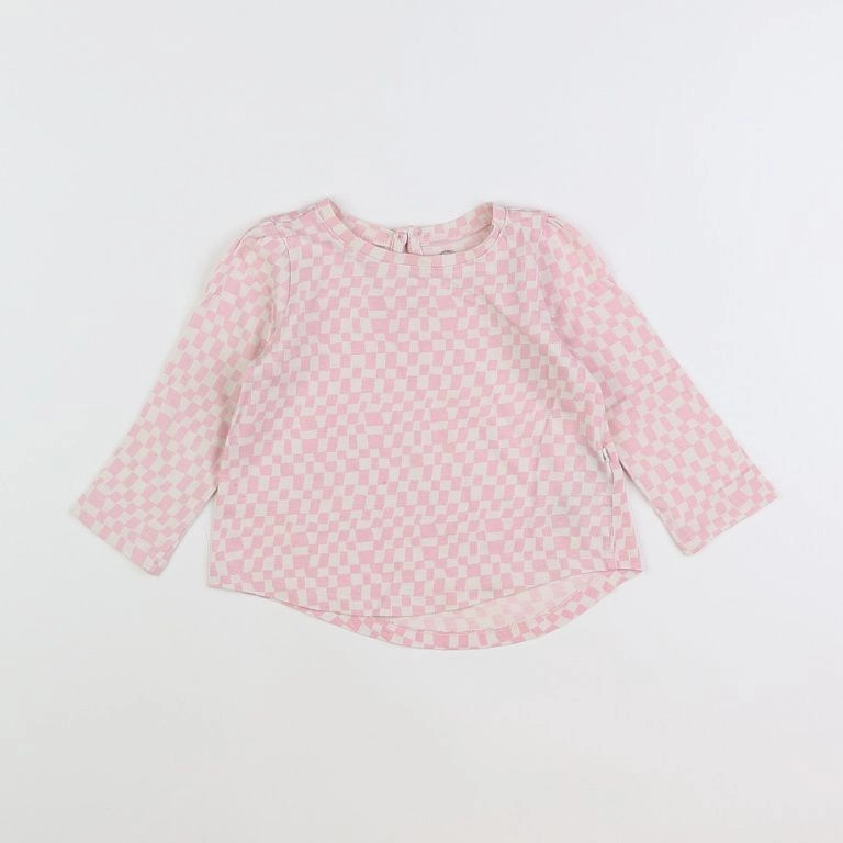 GAP - blouse rose - 12/18 mois