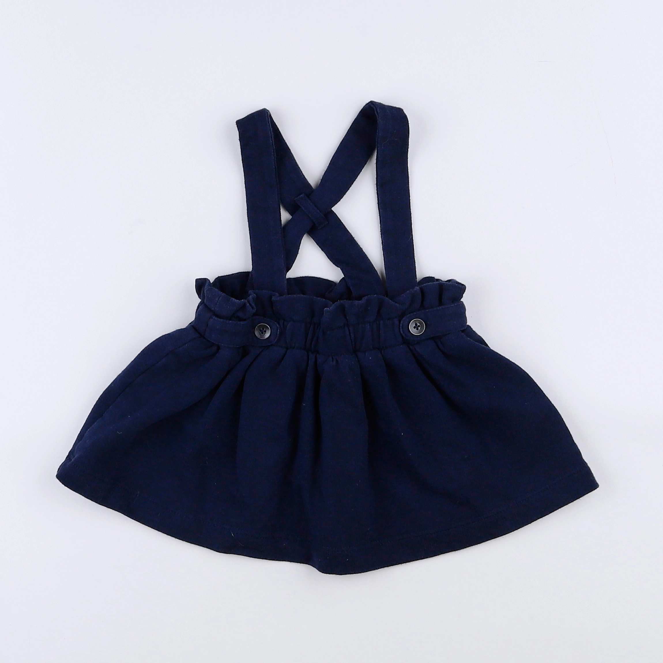 Vertbaudet - jupe bleu - 12 mois