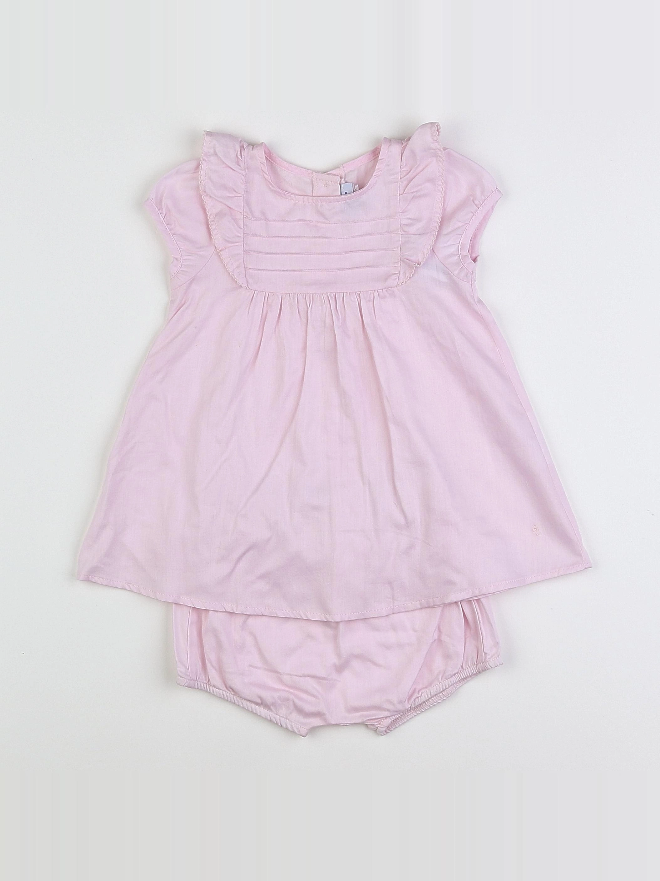 Absorba - robe rose (état neuf) - 12 mois