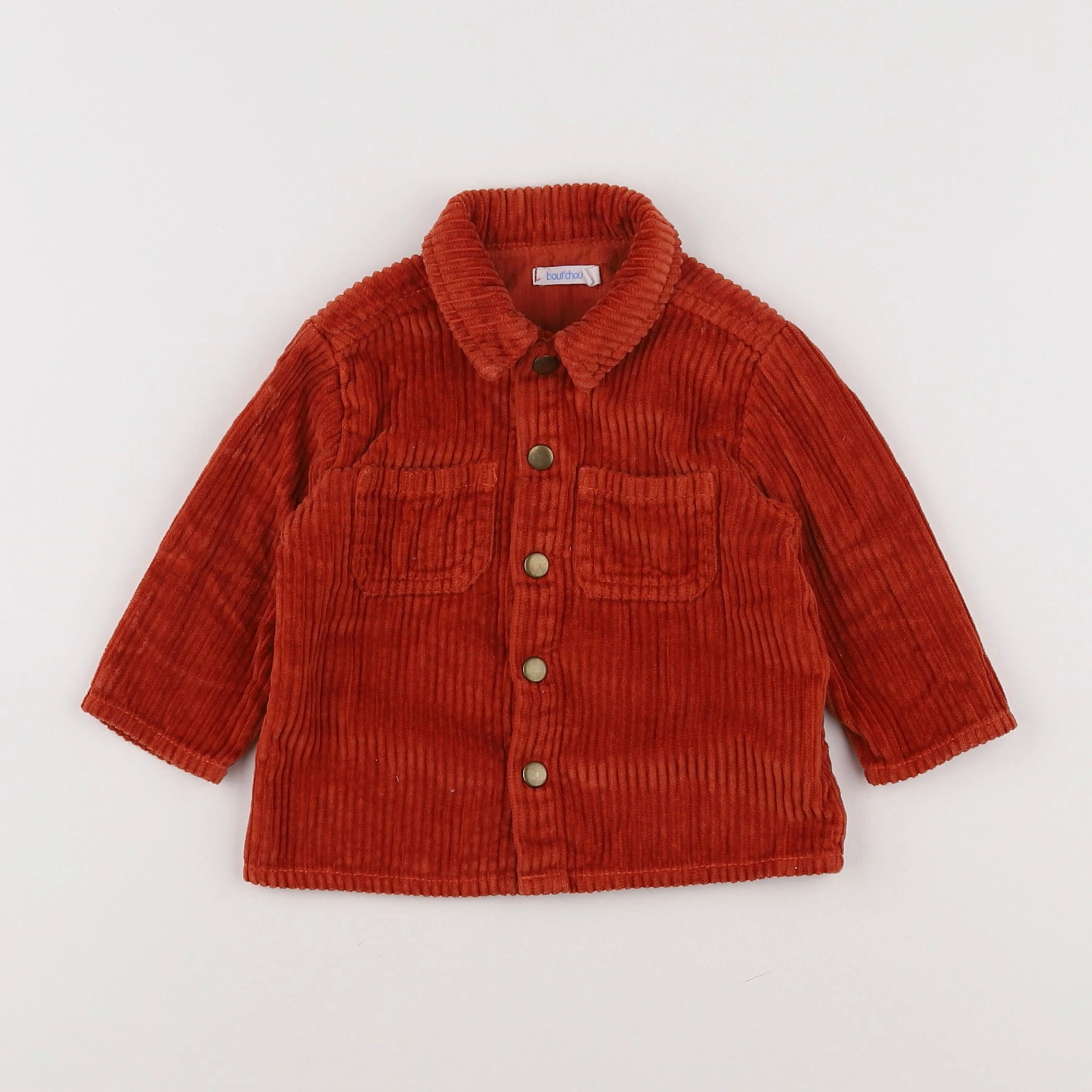 Boutchou - chemise orange - 6 mois