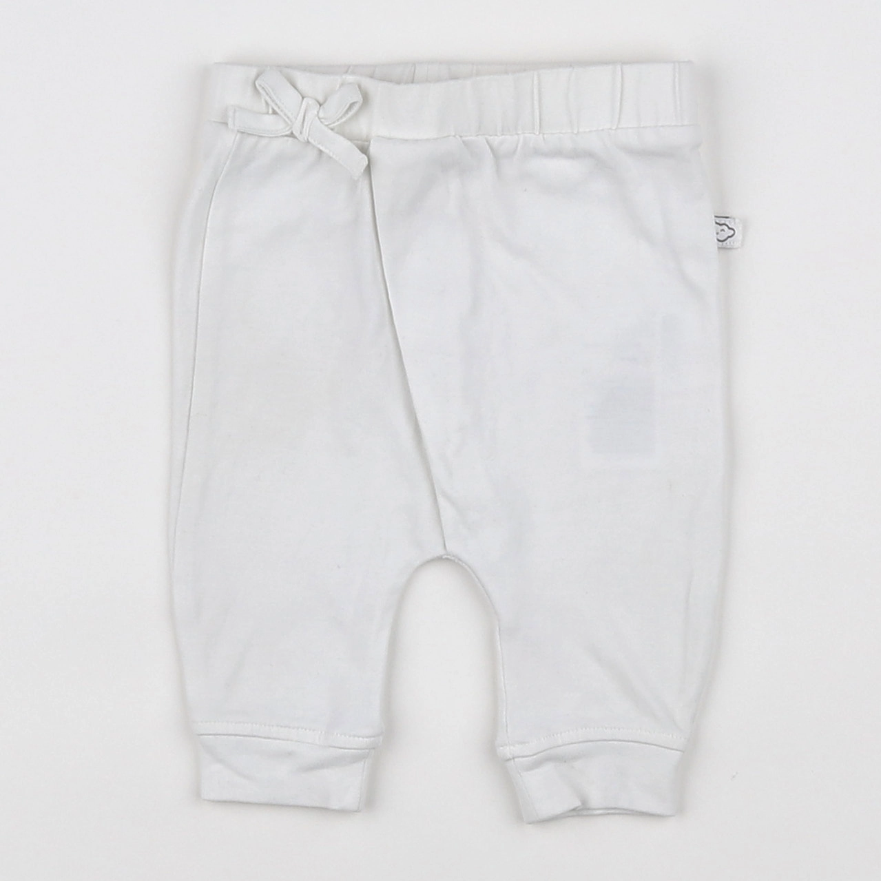 Vertbaudet - pantalon blanc - 1 mois